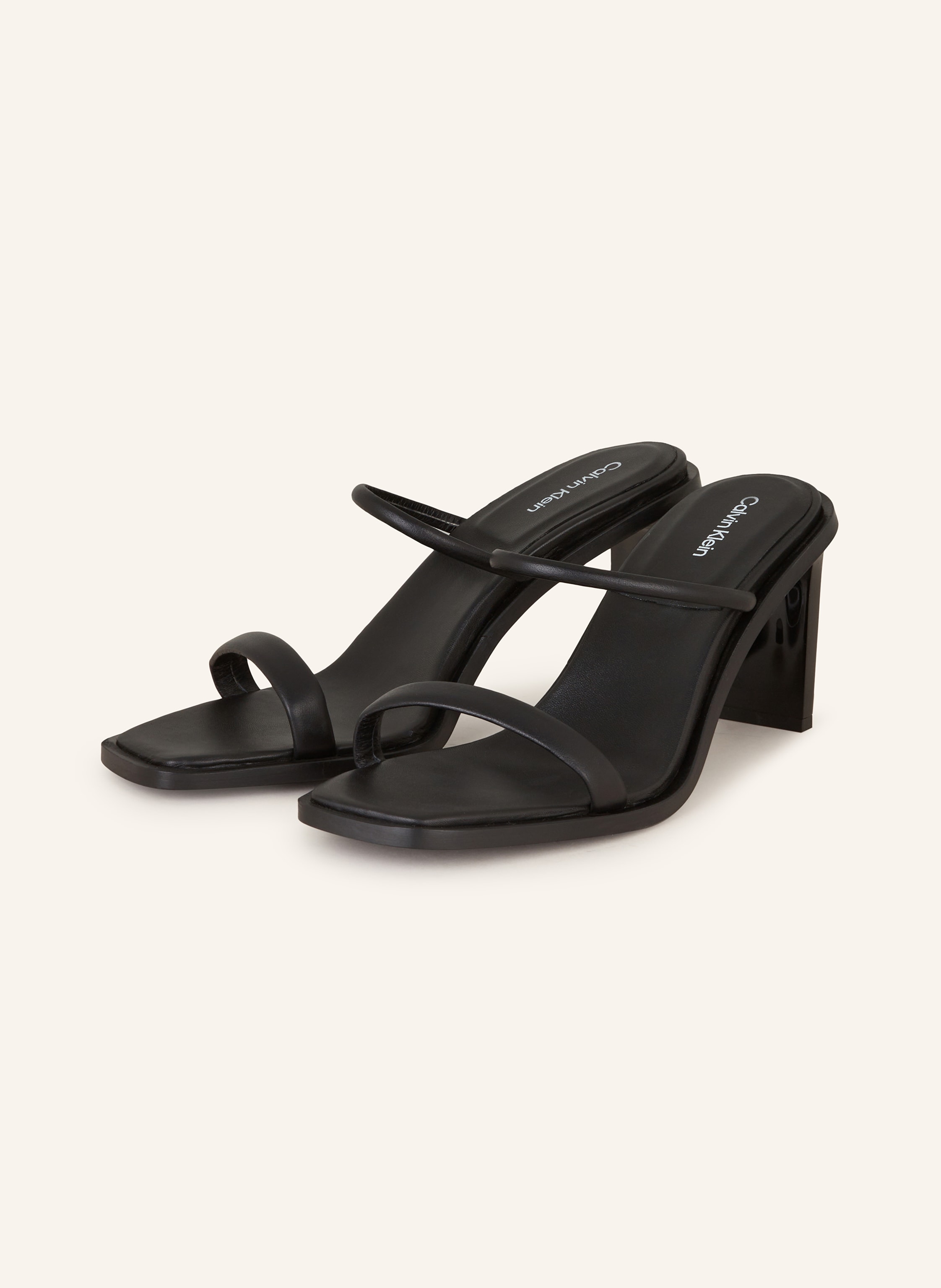 Calvin klein mules hotsell black
