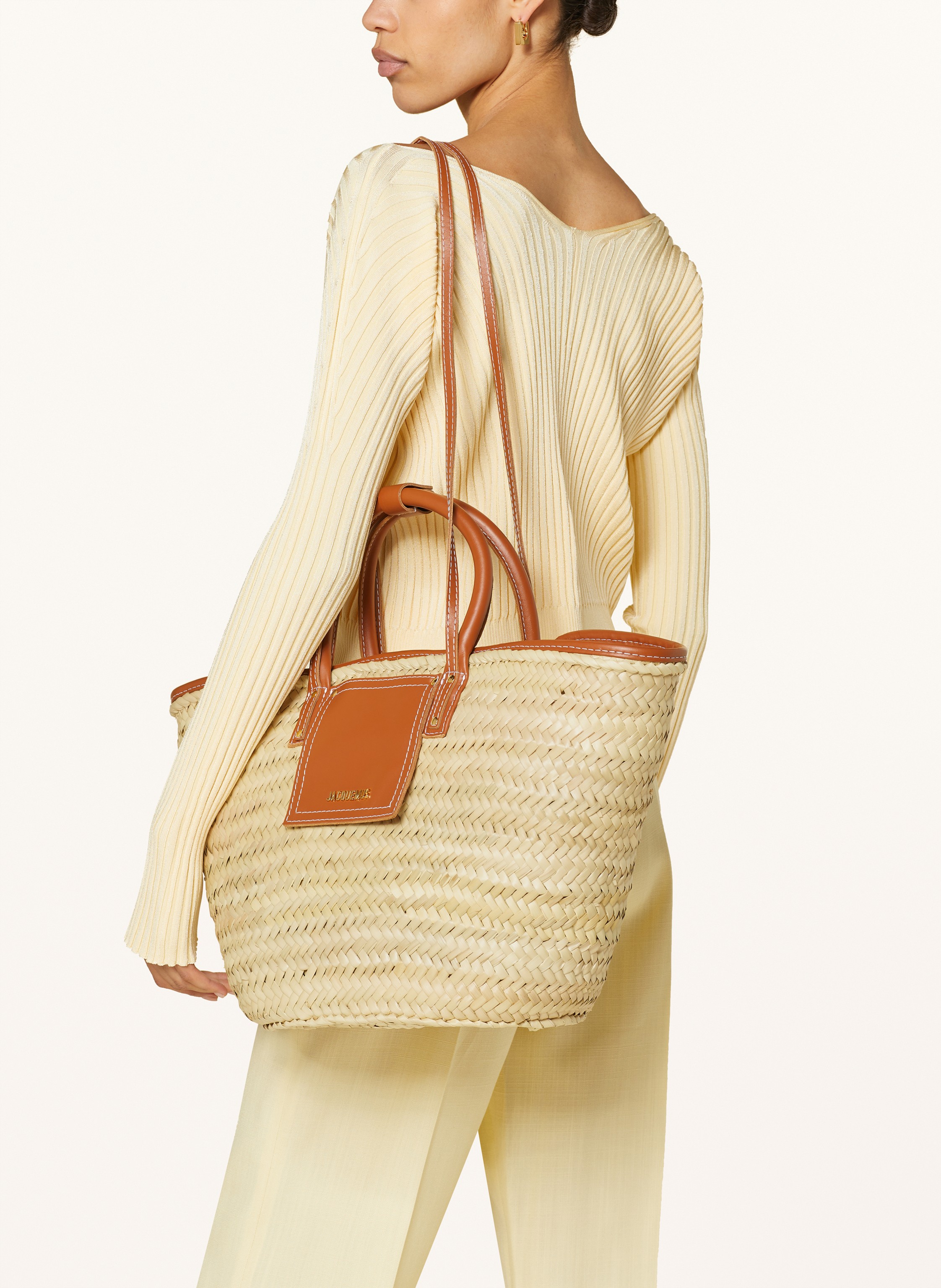 Thumbnail - Jacquemus Shopper Le Panier Soli beige