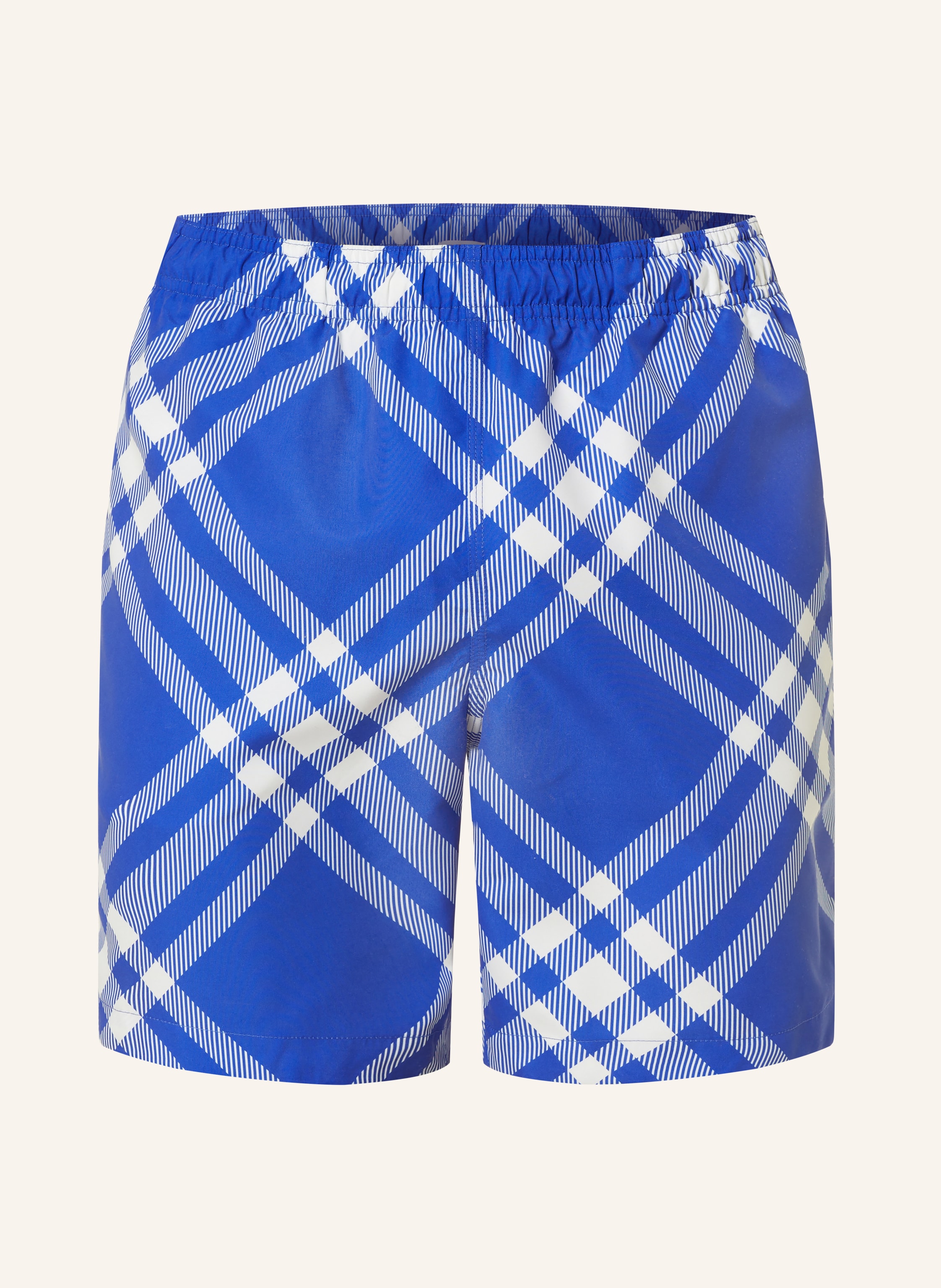 BURBERRY Swim shorts in blue white