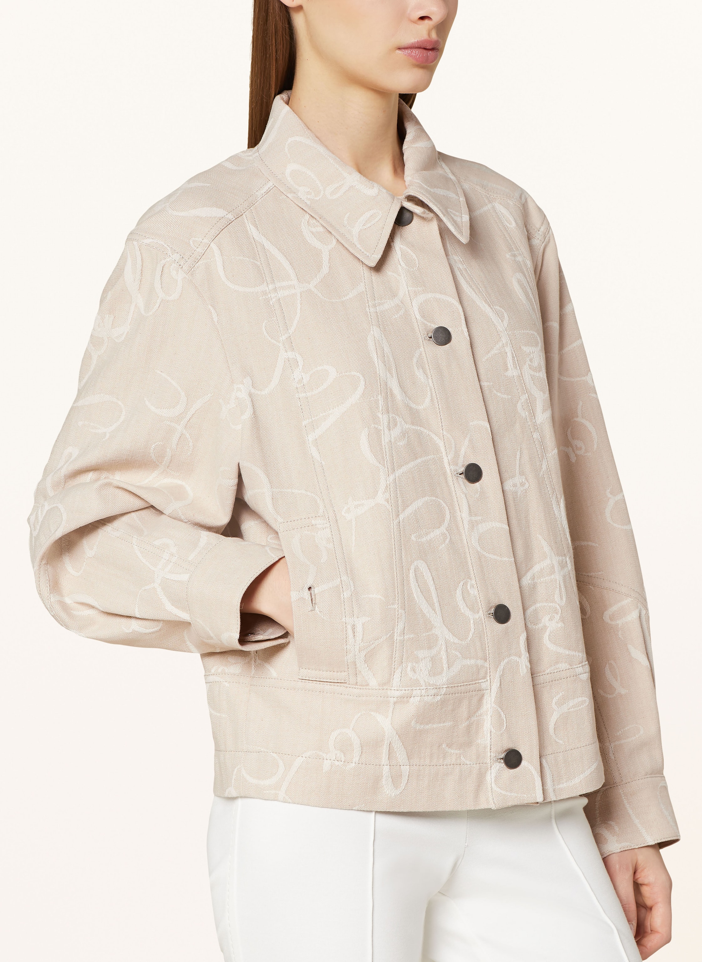 Thumbnail - Lala Berlin Jeansjacke beige