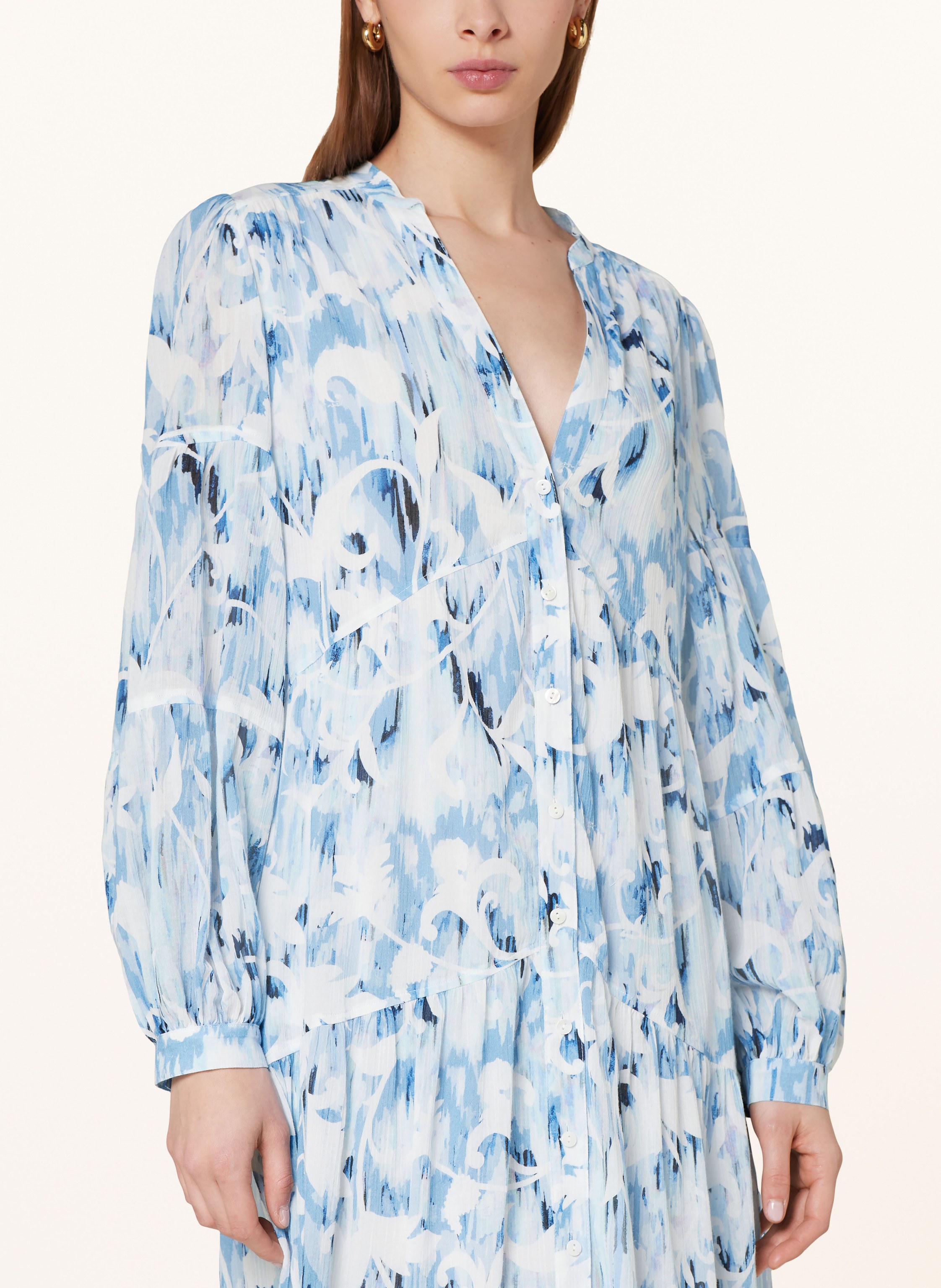 Thumbnail - Lala Berlin Hemdblusenkleid Dinella blau