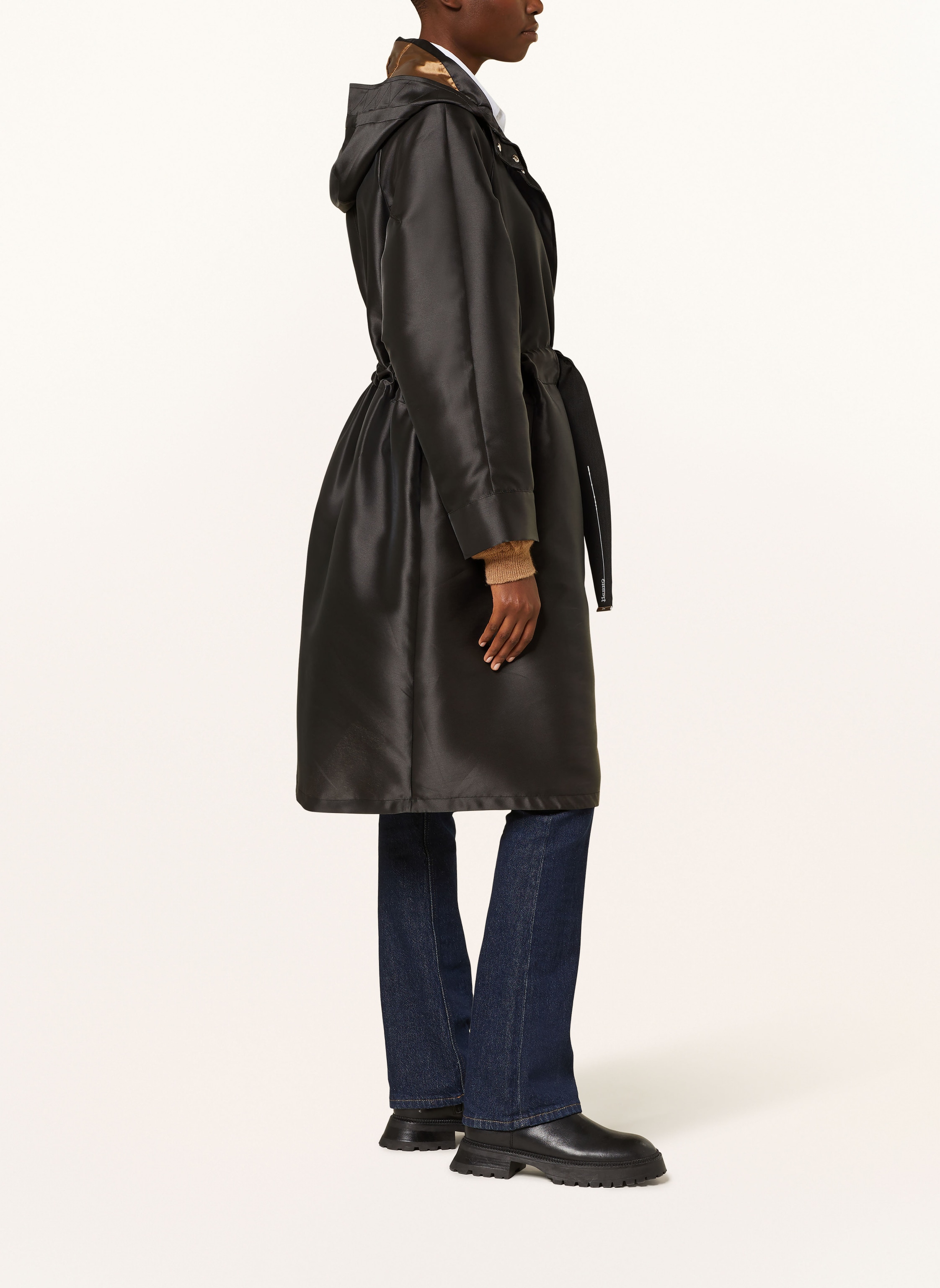 Thumbnail - Herno Oversized-Parka schwarz