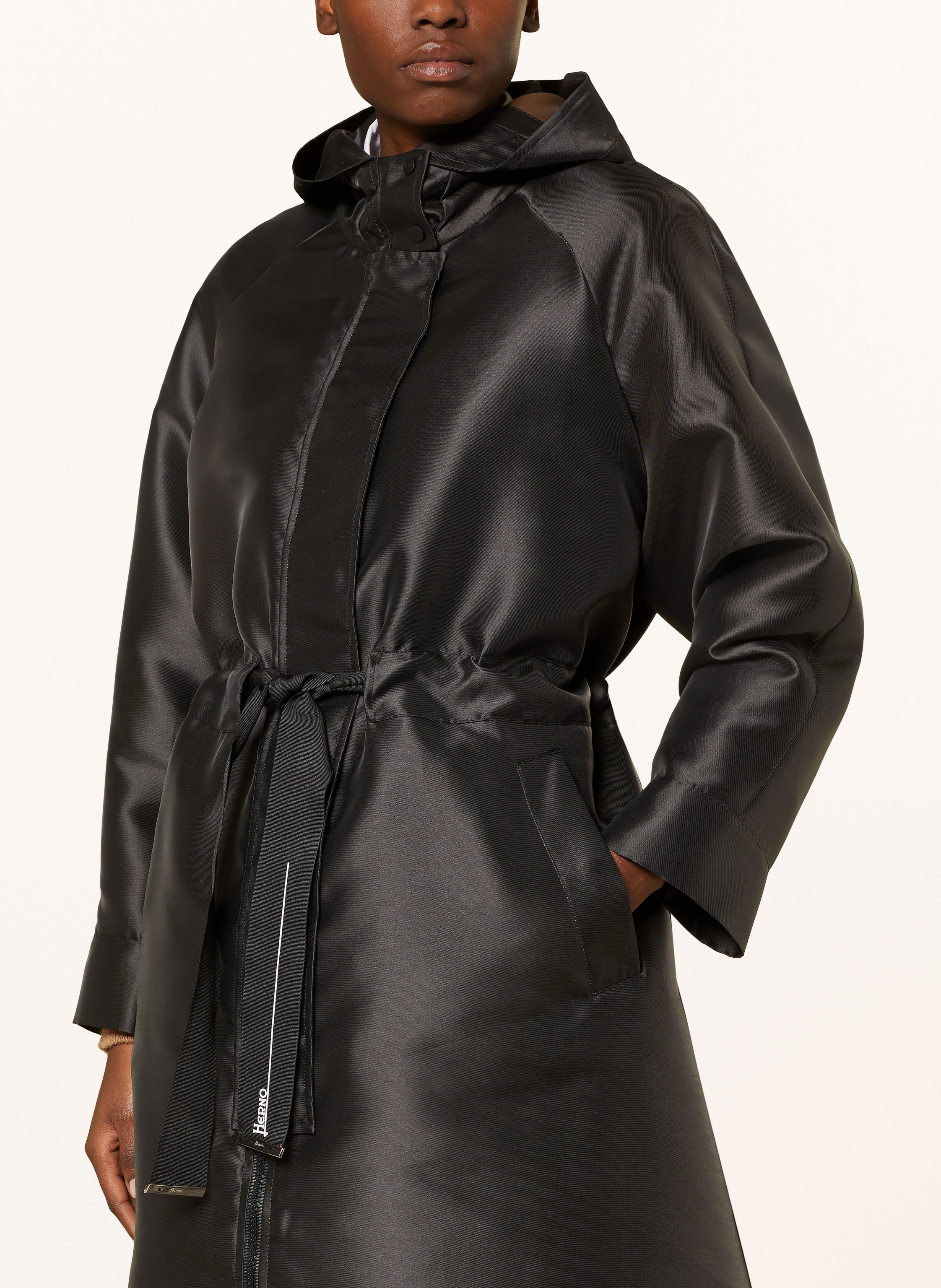 Thumbnail - Herno Oversized-Parka schwarz