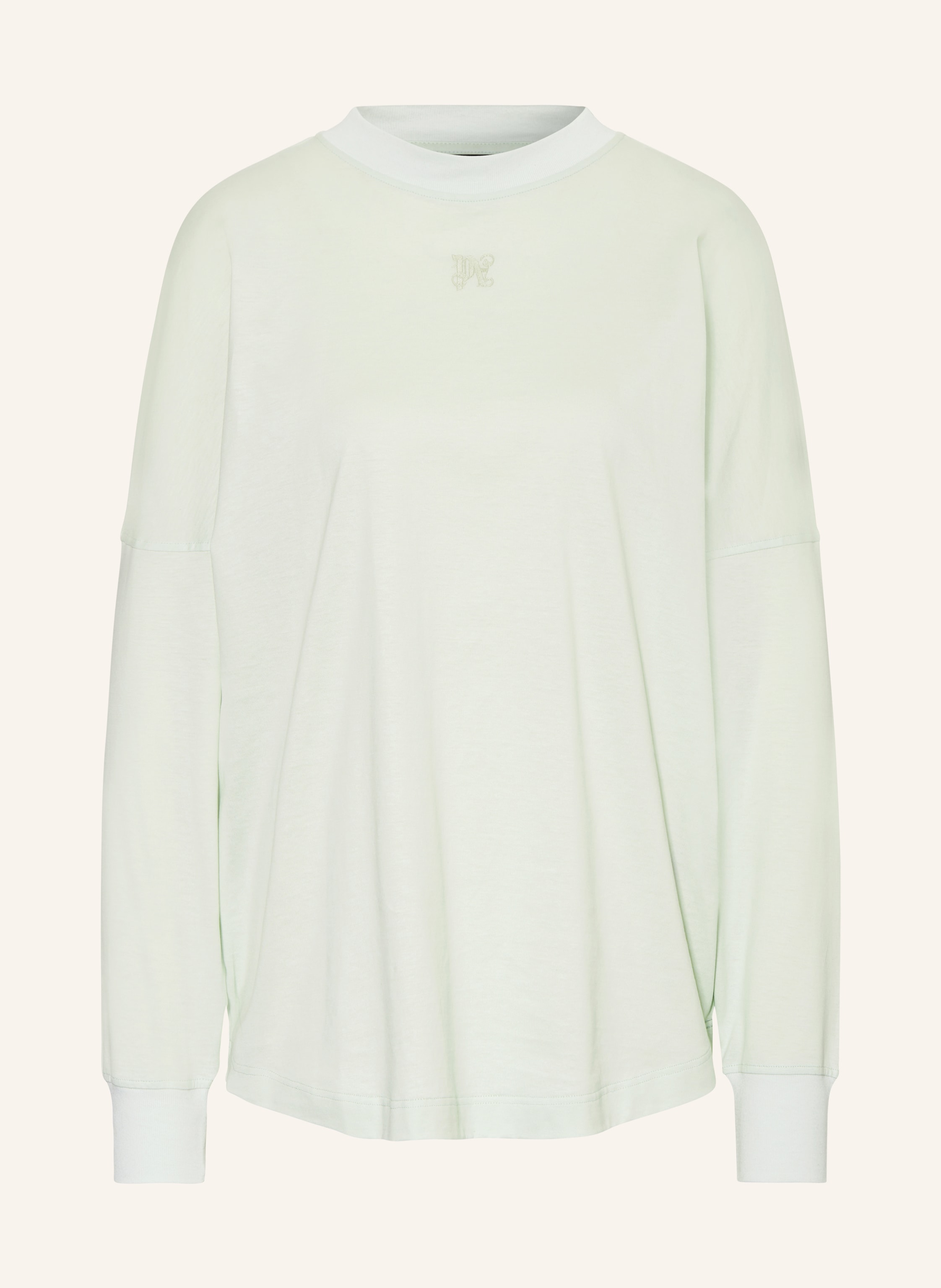 Palm Angels Longsleeve in hellgrün