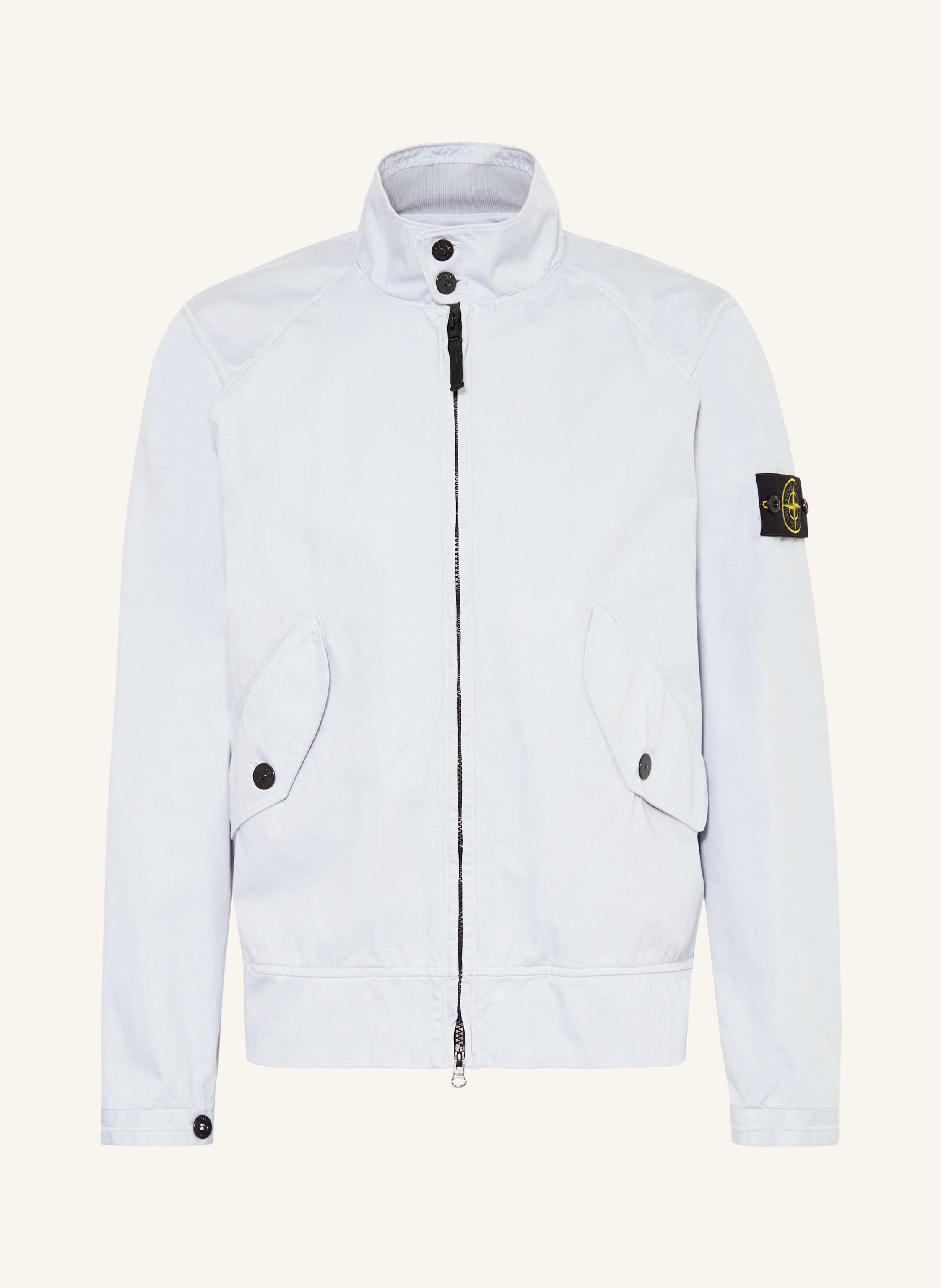STONE ISLAND Bomber jacket in light blue