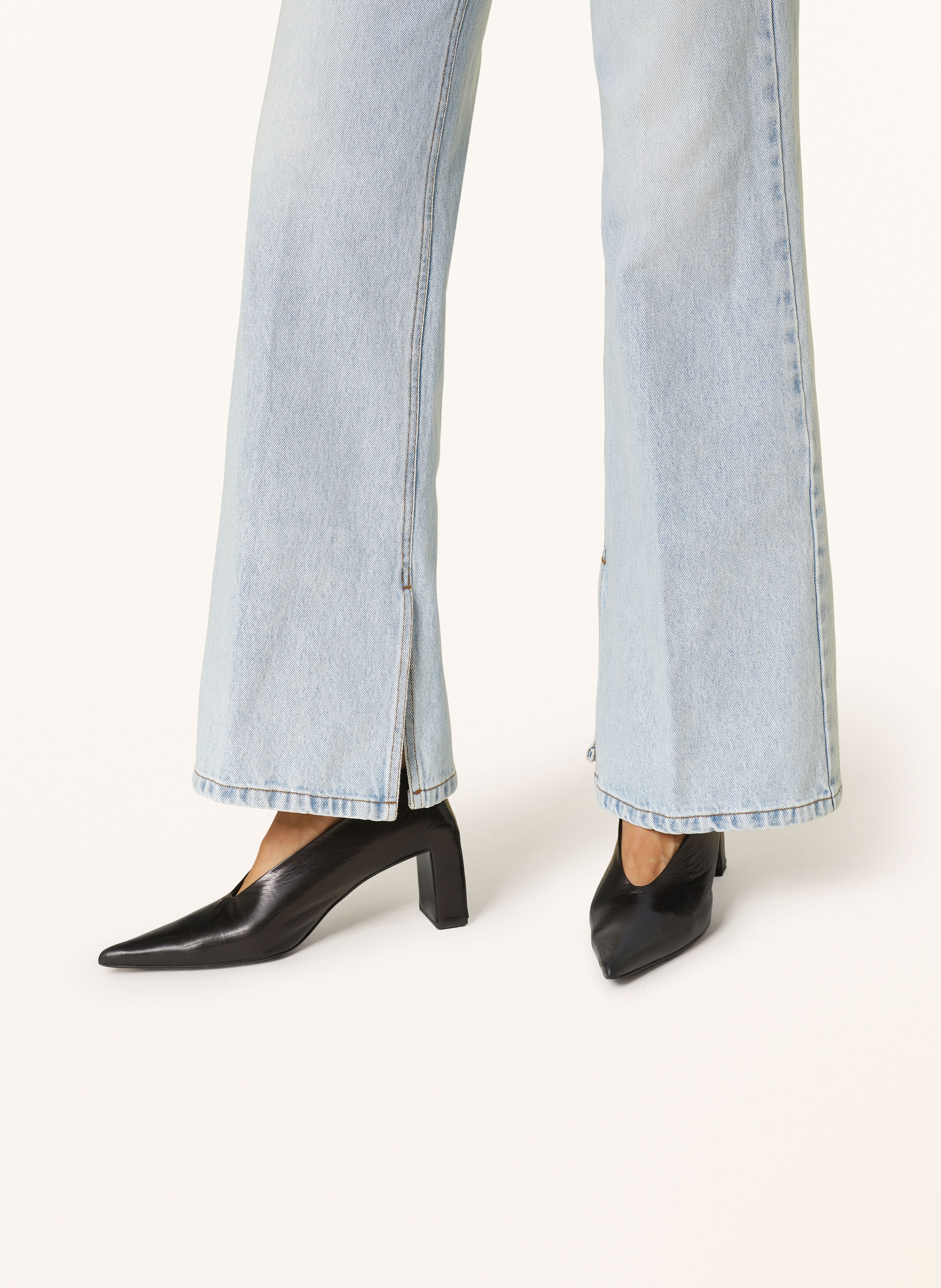 Thumbnail - Ami Paris Flared Jeans blau