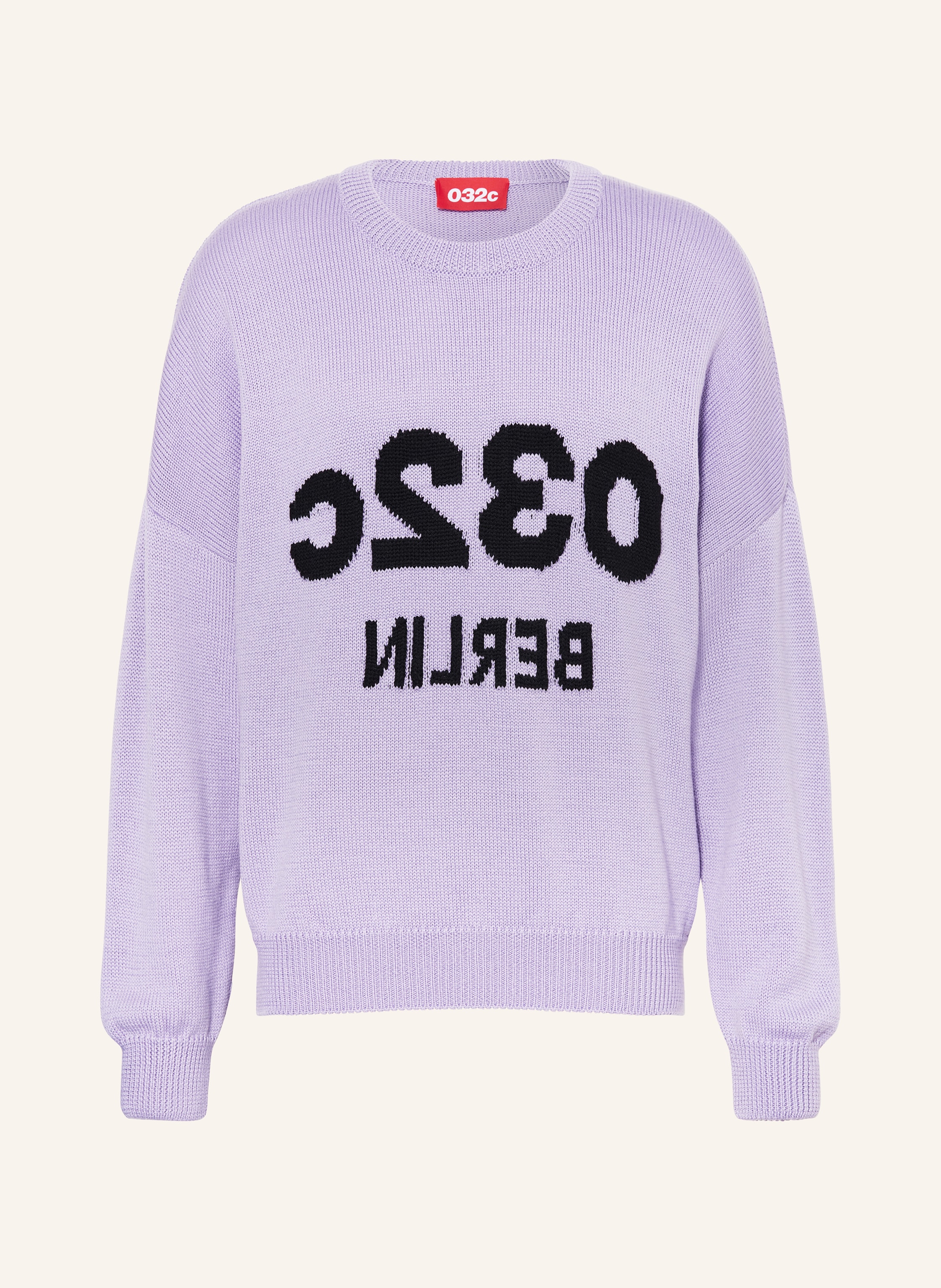 トップス 032c Pink Logo Cardigan 032c Pink Logo Cardigan