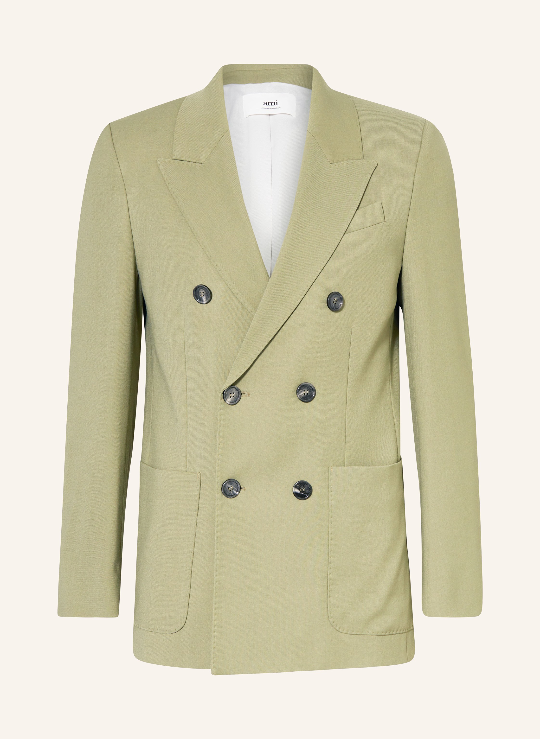 AMI Paris Ami Paris Anzugsakko Slim Fit gruen in 351 OLIVE