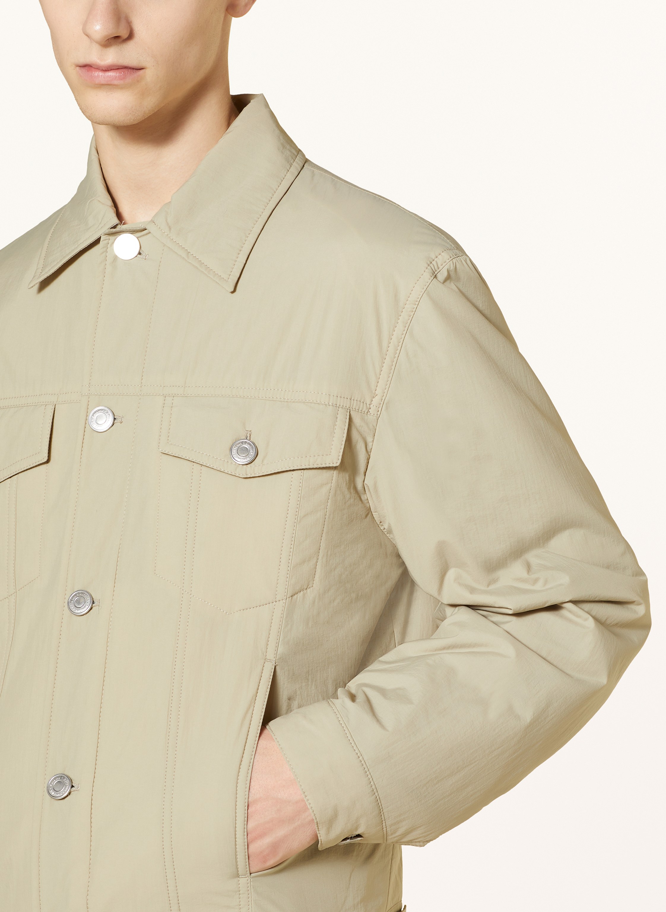 Thumbnail - Ami Paris Overjacket beige