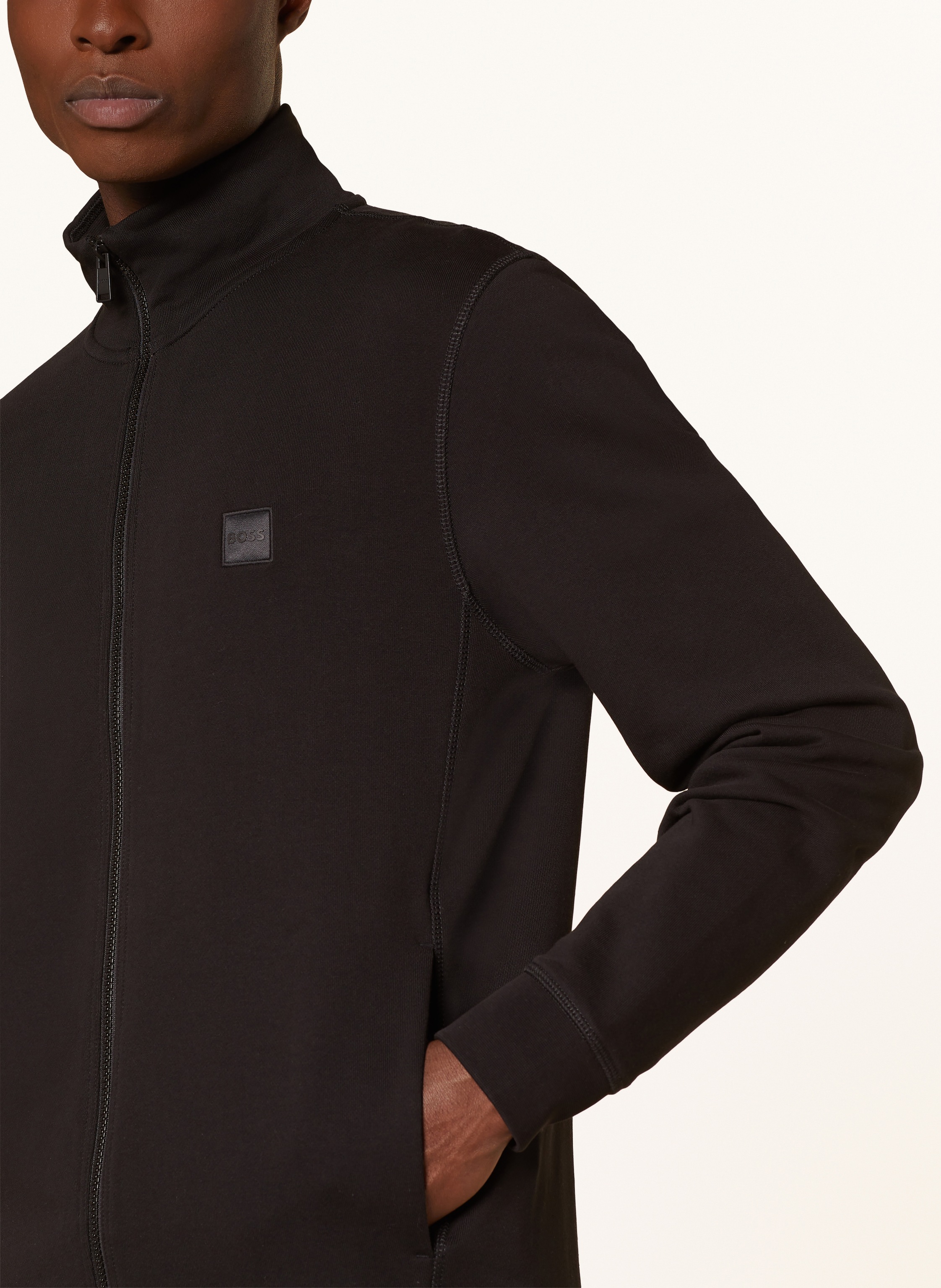 Thumbnail - Boss Sweatjacke Zestart schwarz