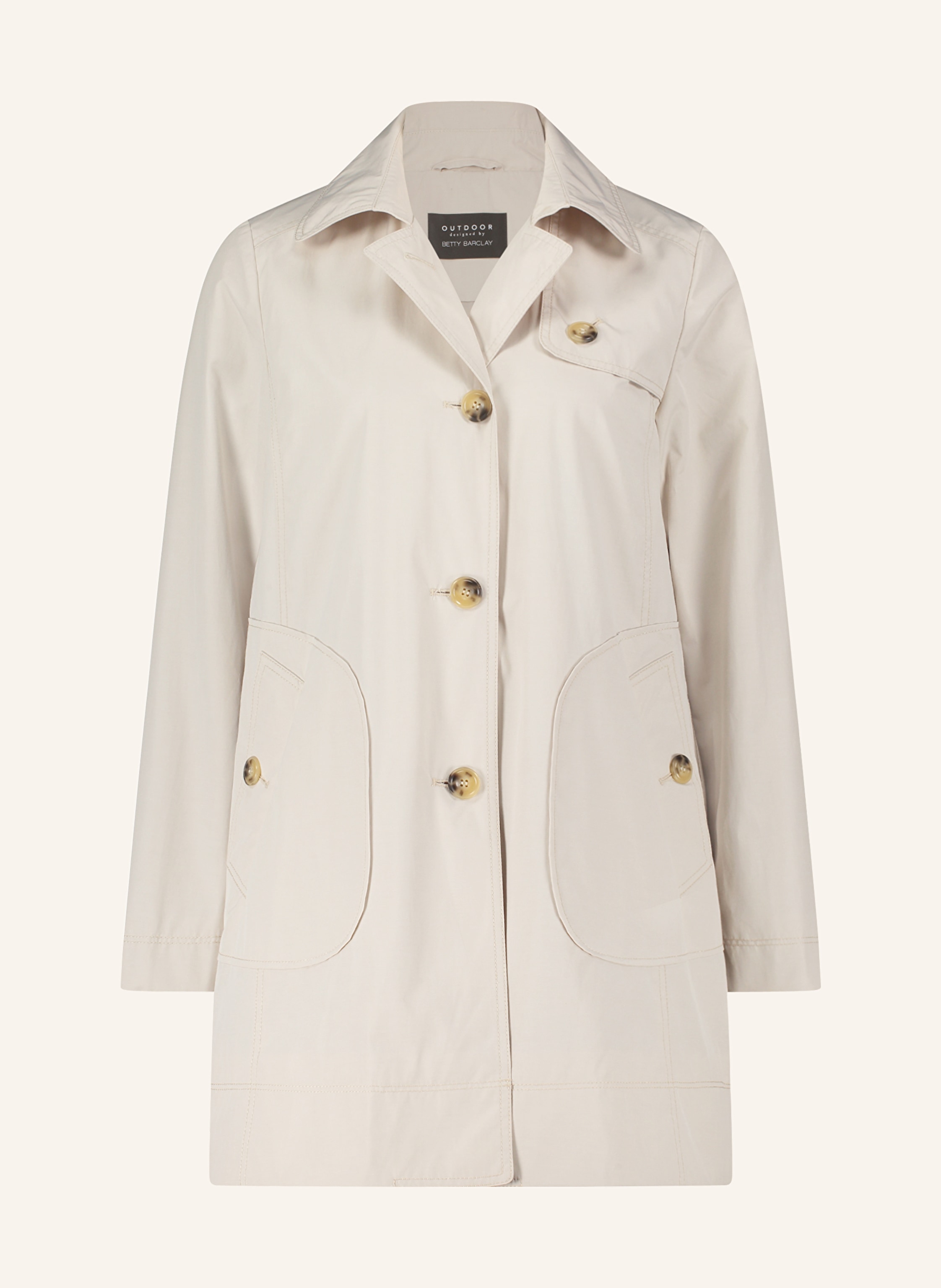 Betty Barclay Trench coat in cream