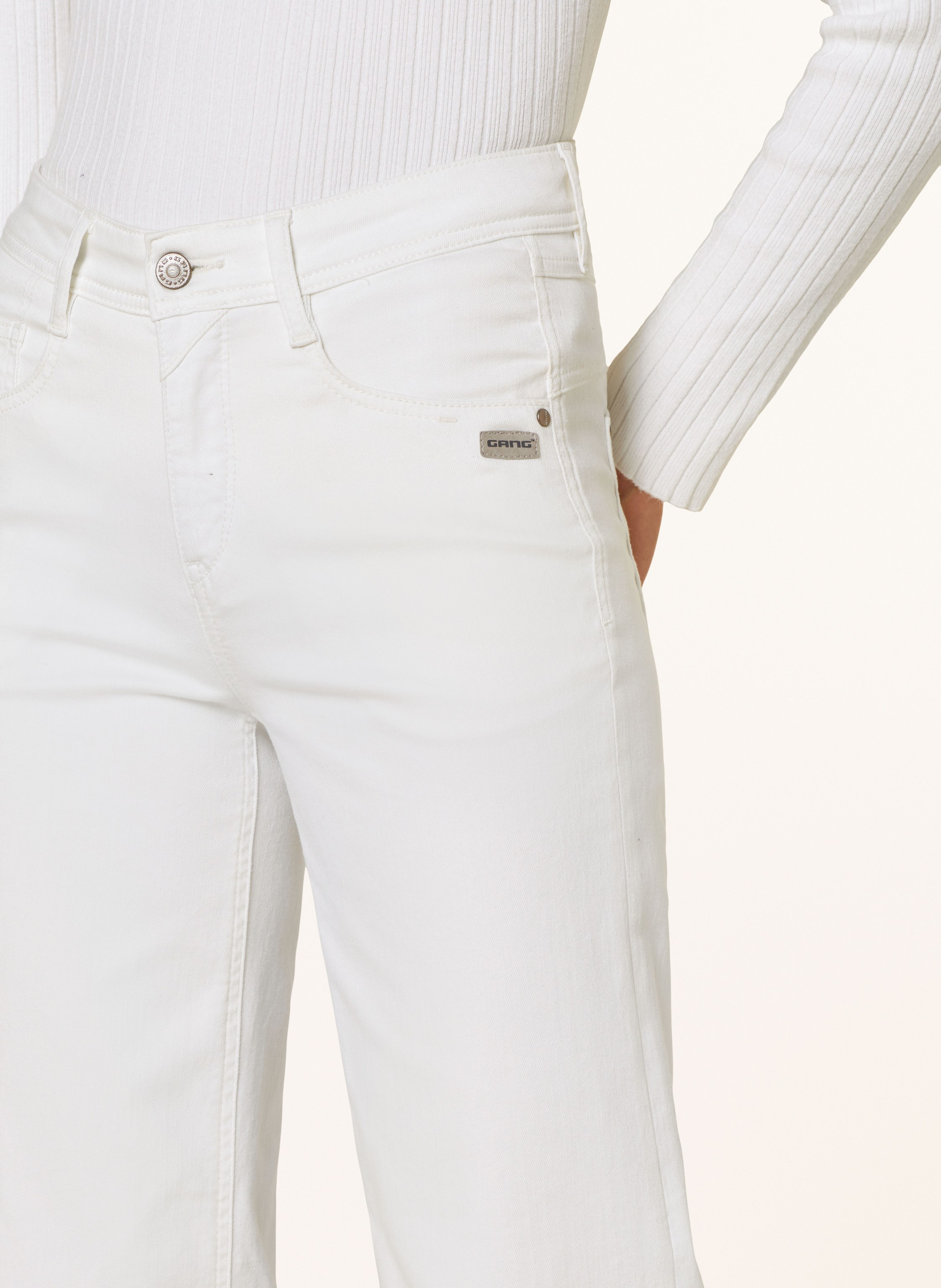 Thumbnail - Gang Wide Leg Jeans 94amelie Wide weiss