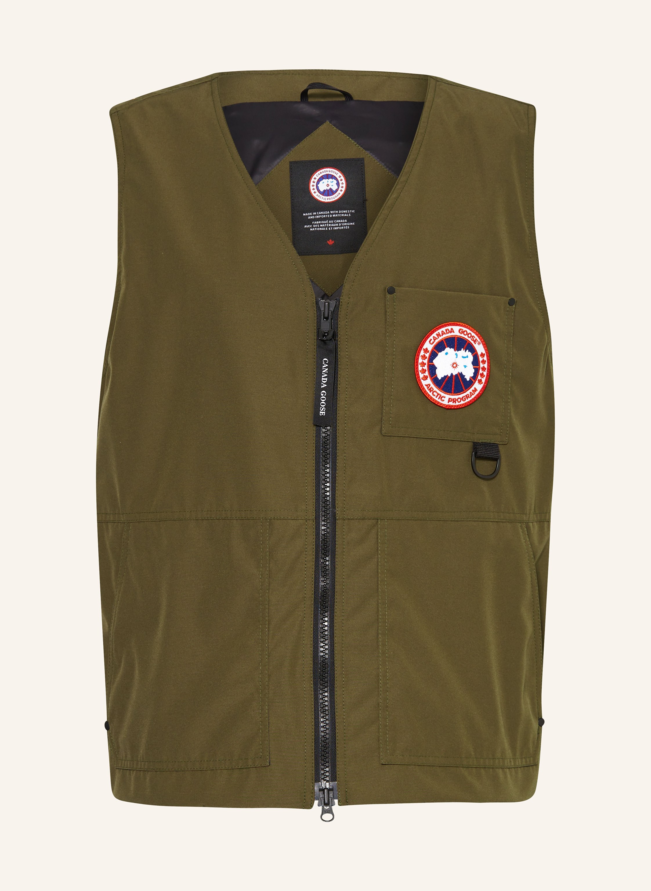 CANADA GOOSE Weste CANMORE in khaki