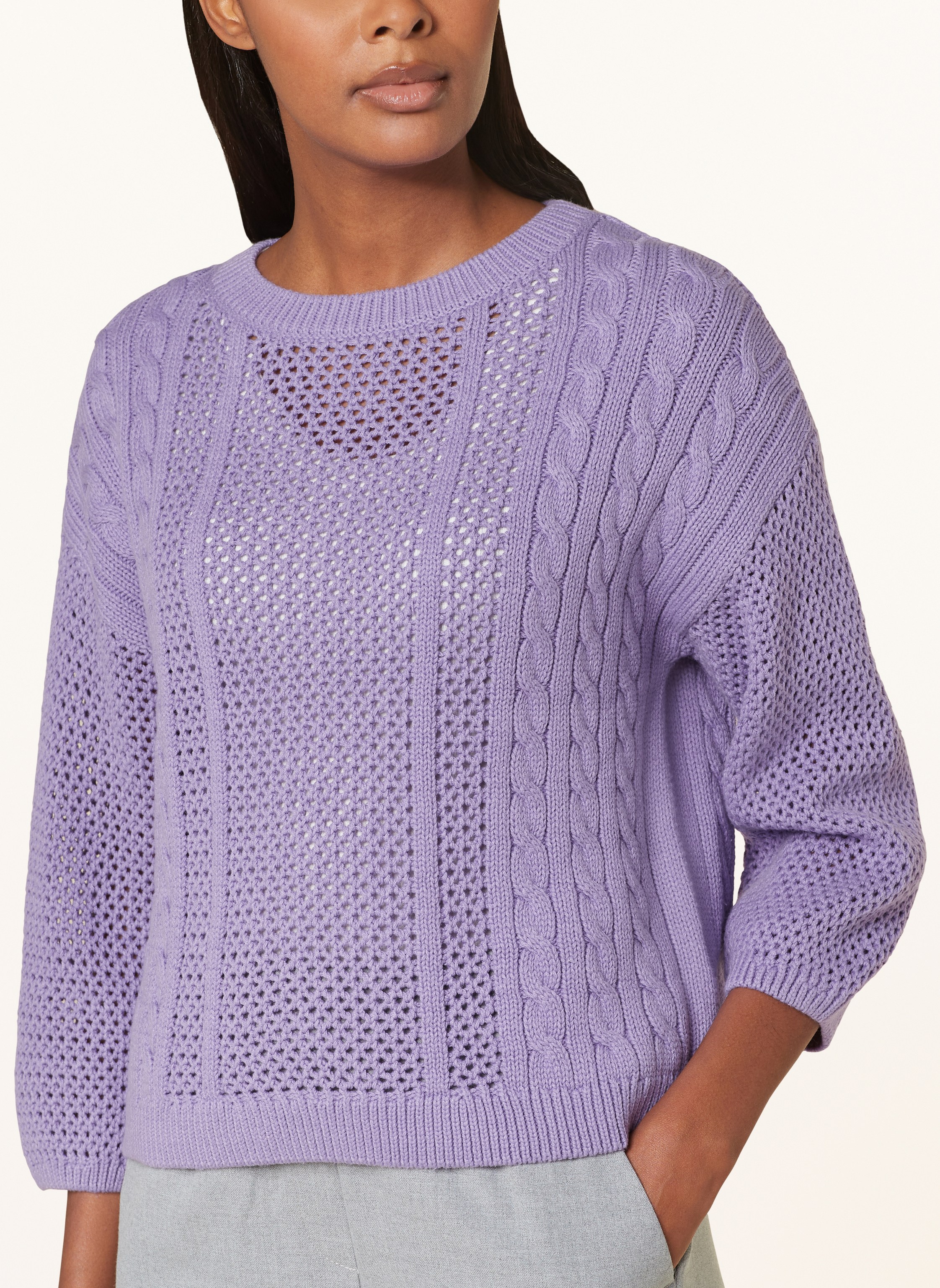 Thumbnail - Darling Harbour Pullover Mit 3/4-Arm lila