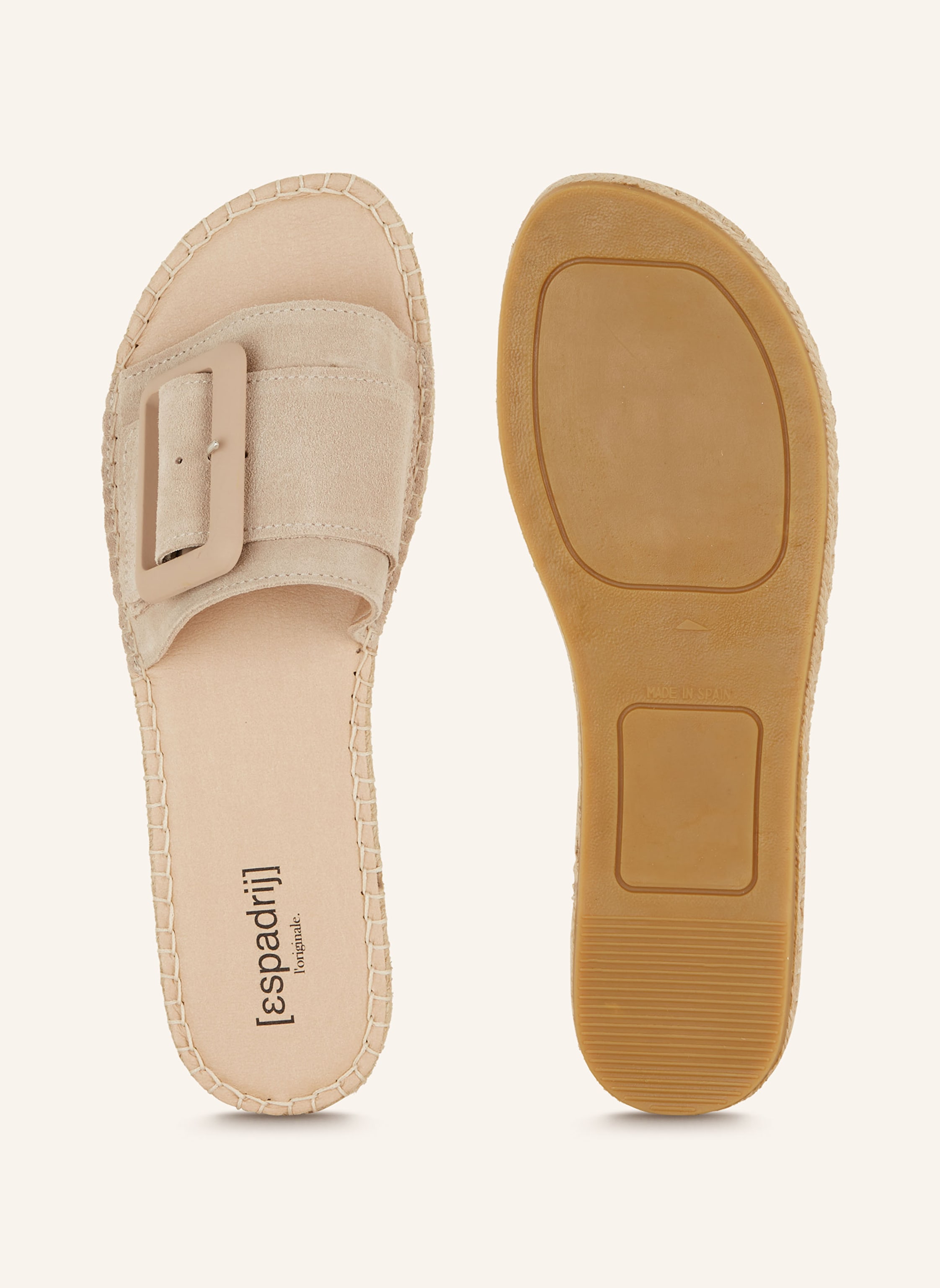 Thumbnail - Espadrij L'originale Pantoletten Belfort beige