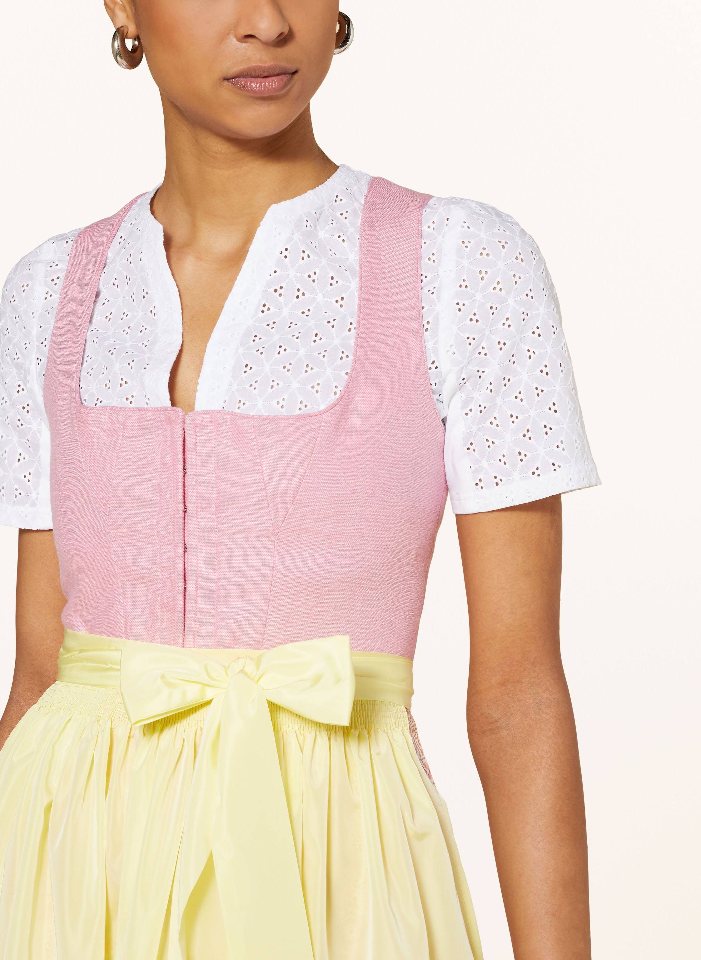 Thumbnail - Johann & Johanna Dirndl Wiessee Mit Leinen rosa