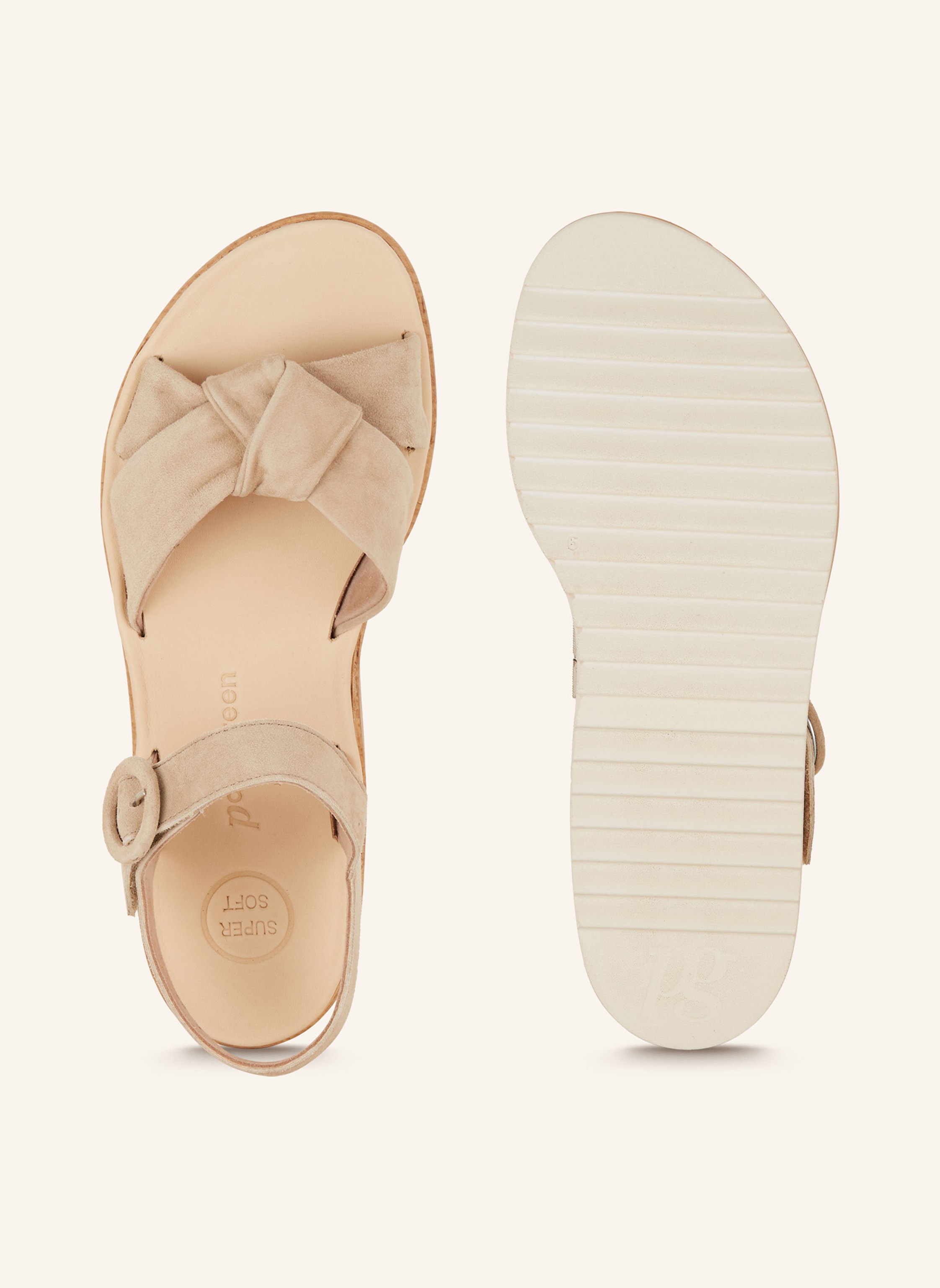 Thumbnail - Paul Green Sandalen beige