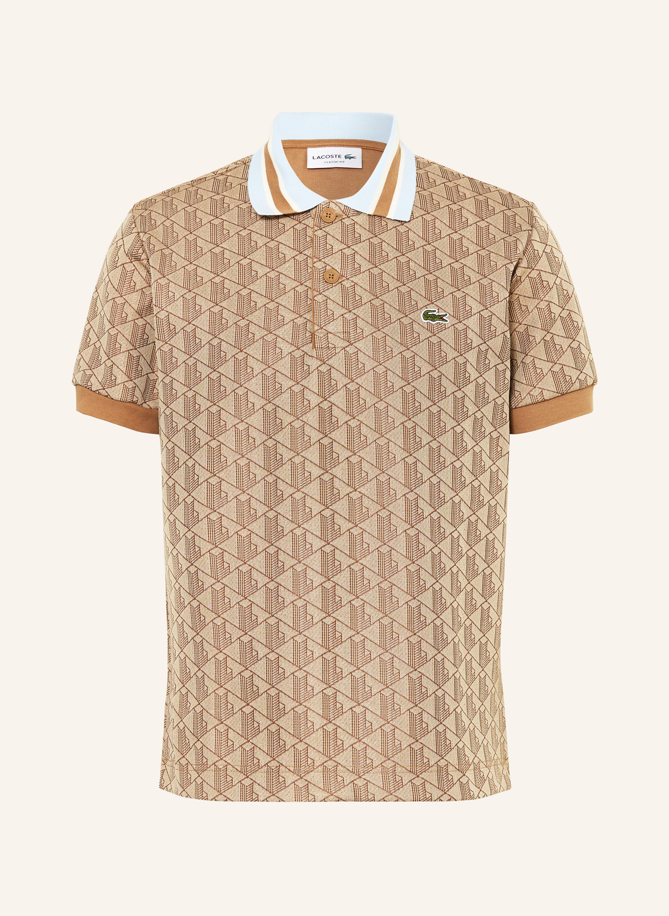 Striped Jersey Poloshirt - Kids - Dark Brown | 101173 Otto main image 0