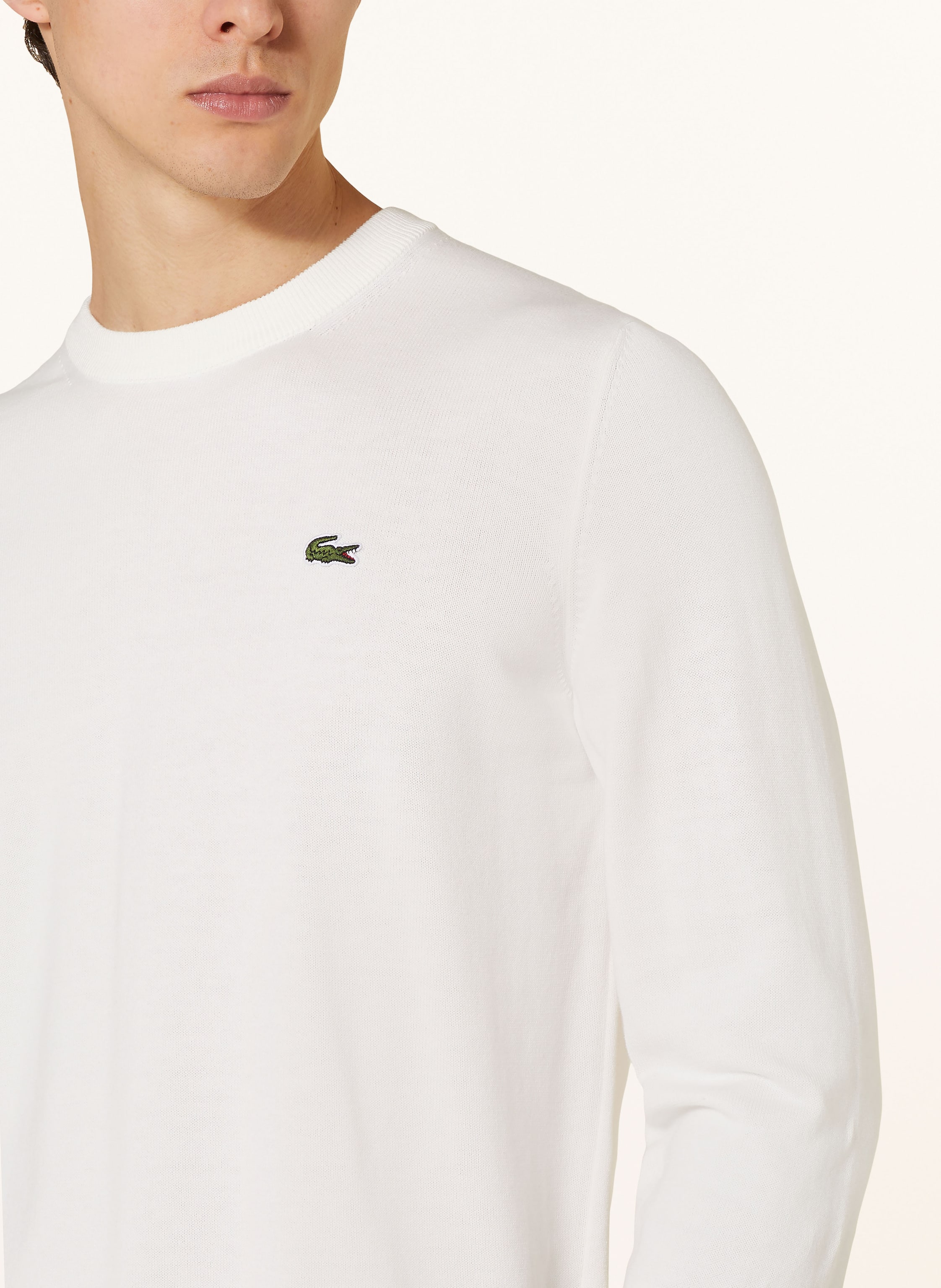 Thumbnail - Lacoste Pullover weiss