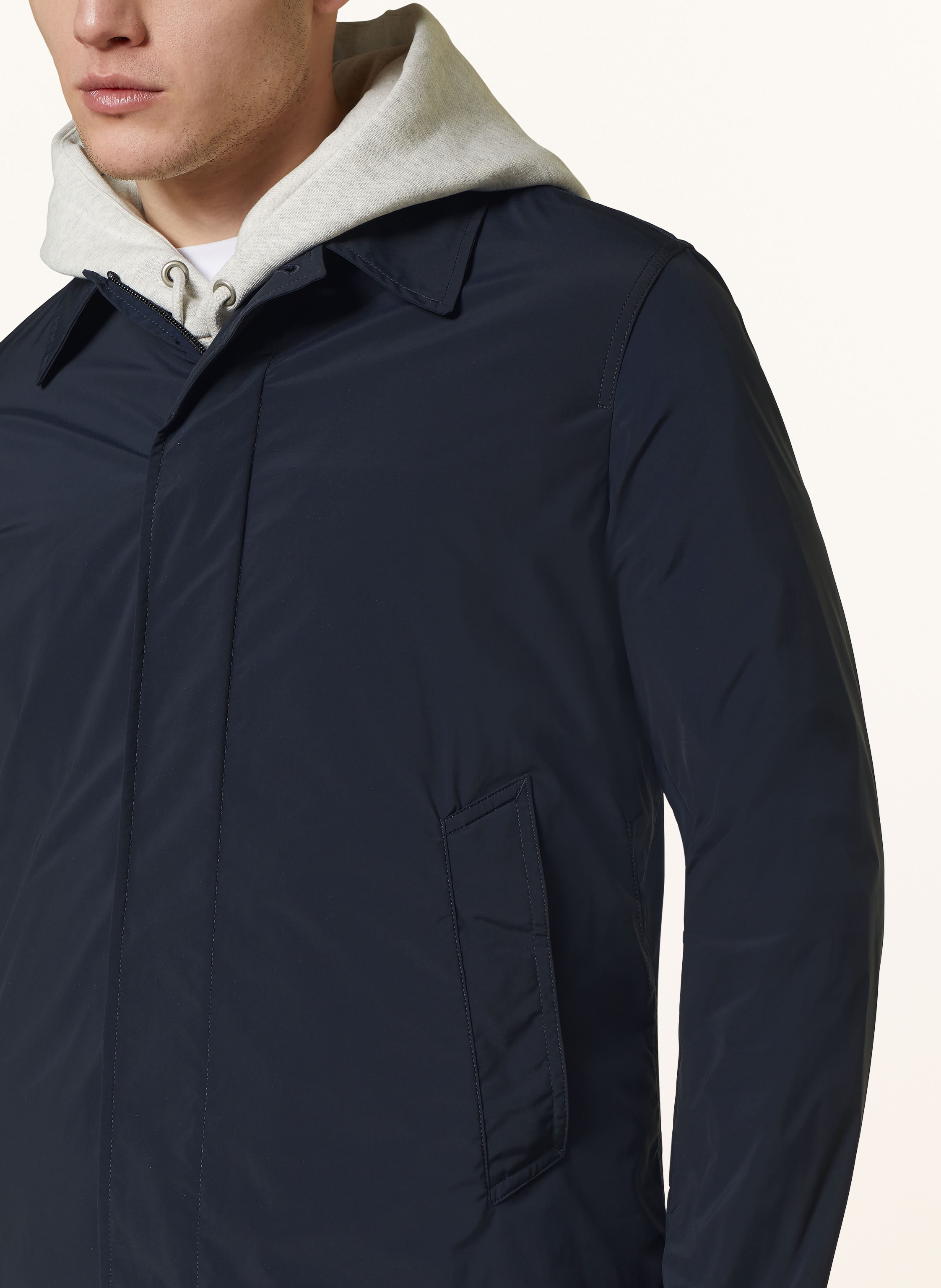 Thumbnail - Woolrich Mantel New City blau