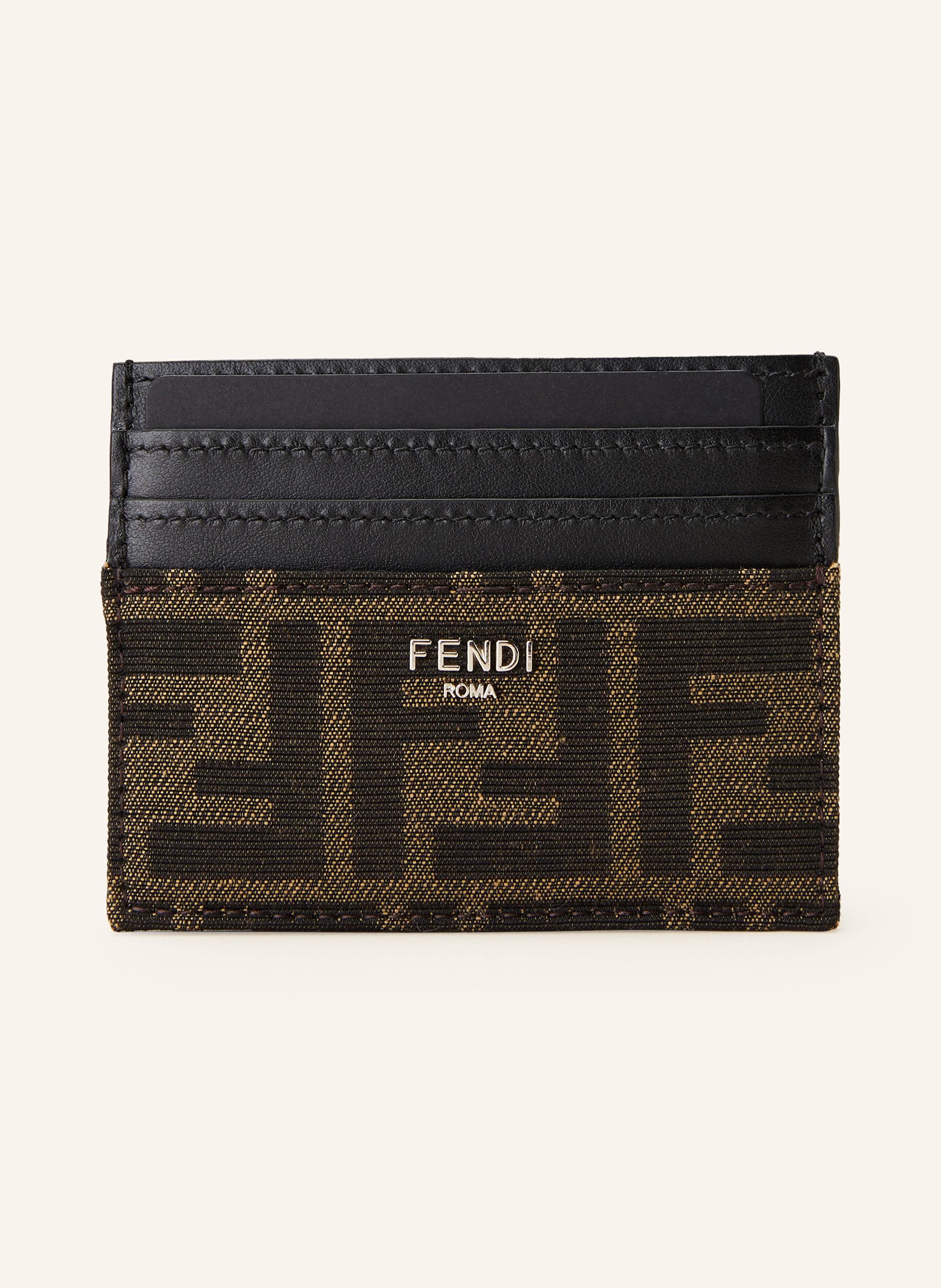 Fendi Fendi Kartenetui braun in DUNKELBRAUN / BRAUN