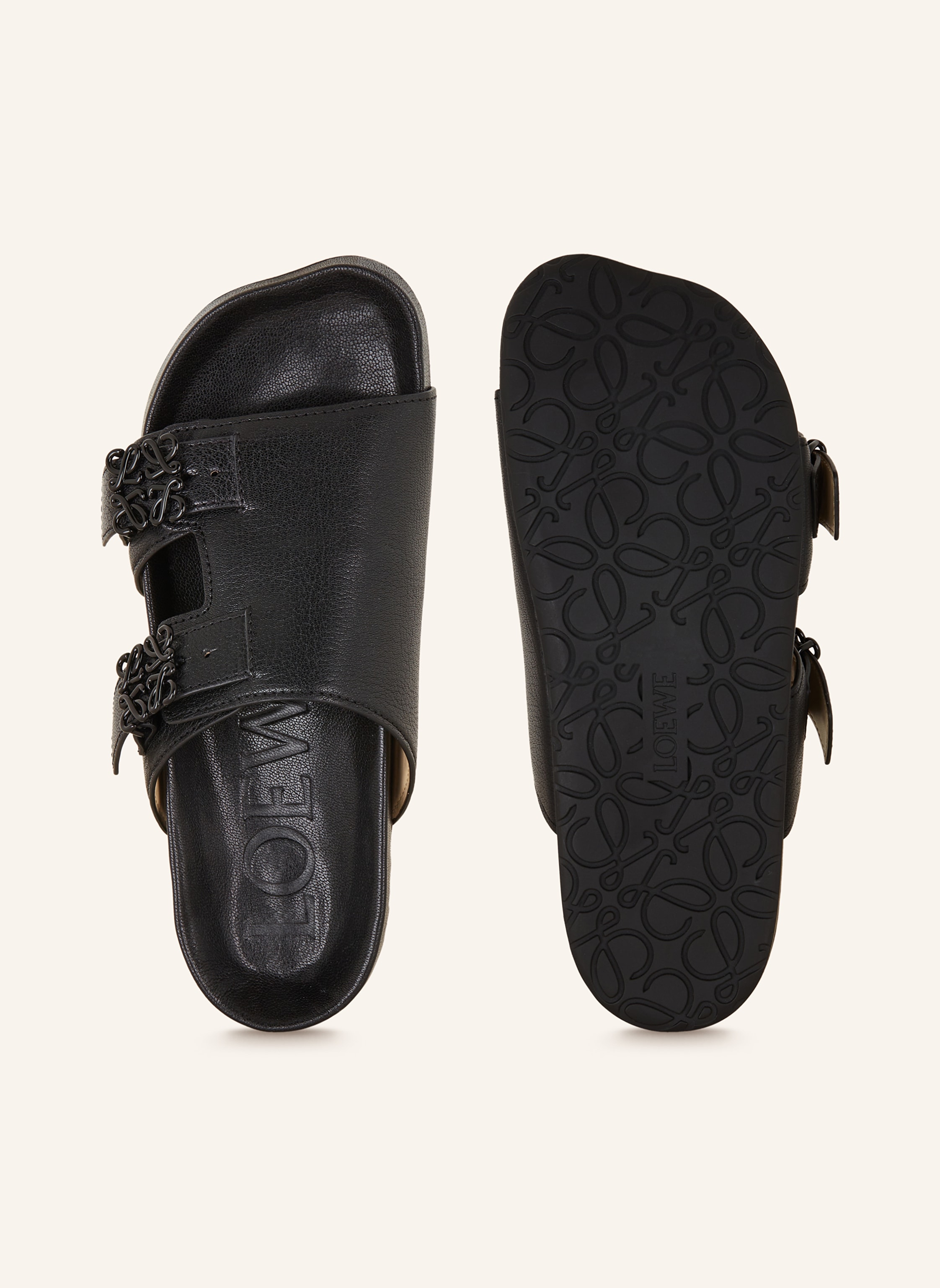 Loewe Pantoletten Ease schwarz – Bild 2