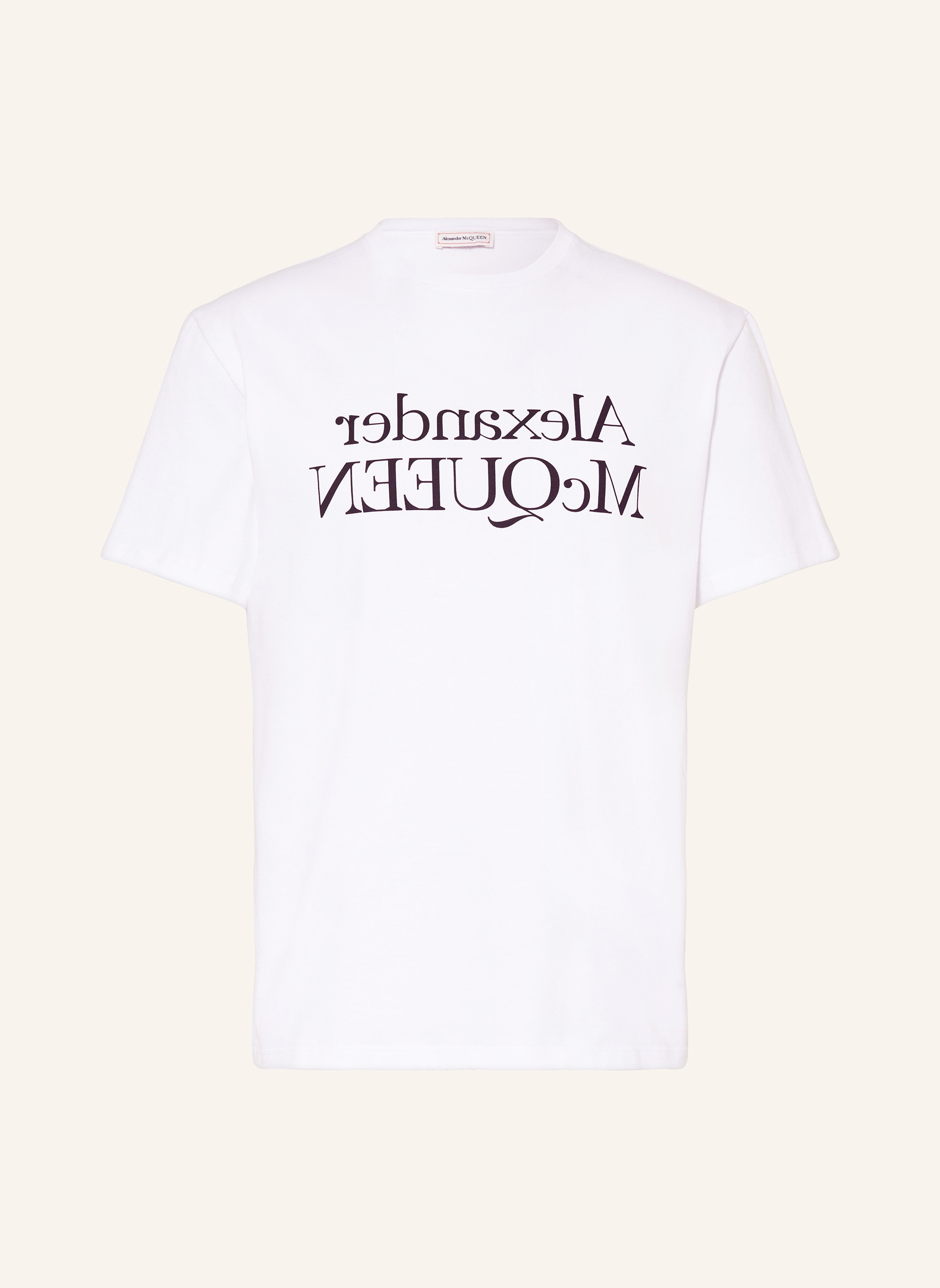Alexander McQUEEN T shirt in white black