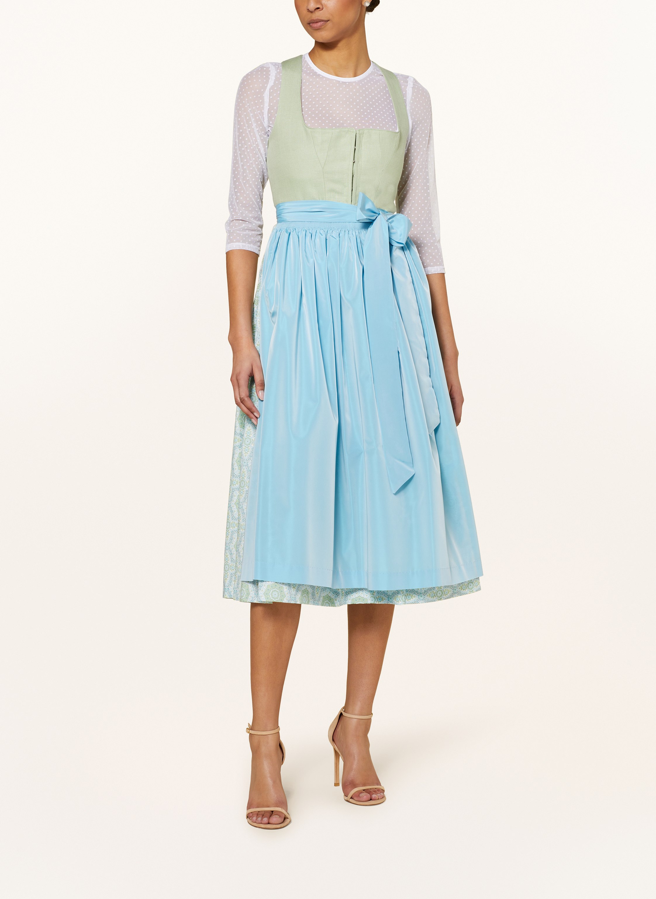 Thumbnail - Johann & Johanna Dirndlbluse Mit 3/4-Arm weiss