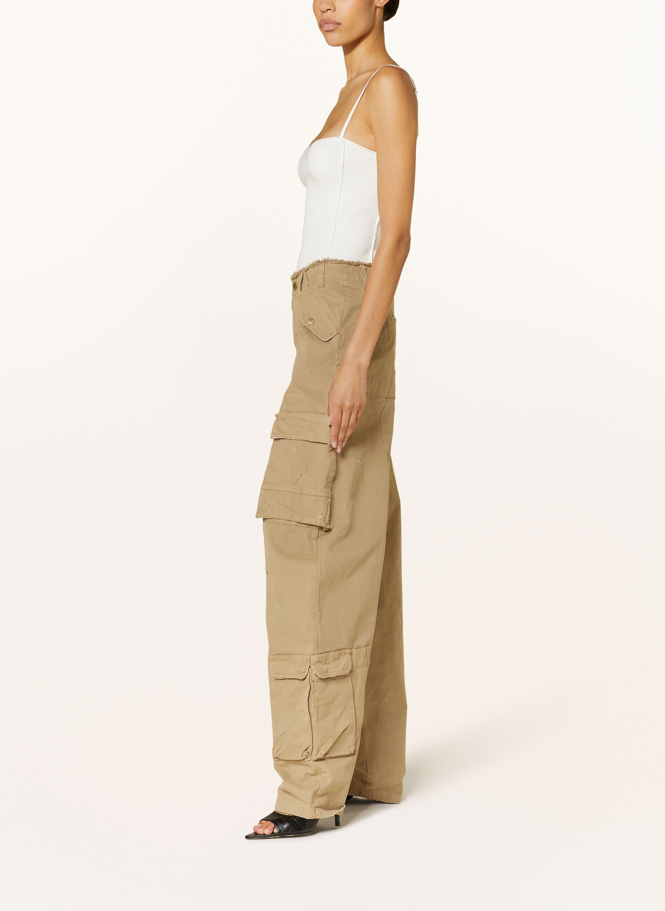 Thumbnail - Darkpark Cargohose Rosalind beige