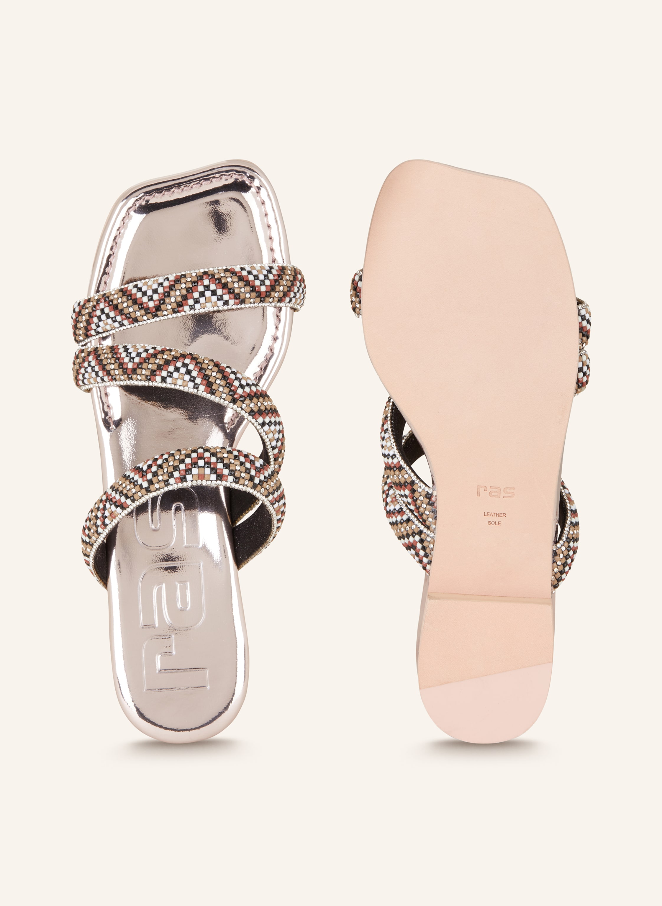 Thumbnail - Ras Pantoletten Amazonas Madonna Mit Schmucksteinbesatz beige