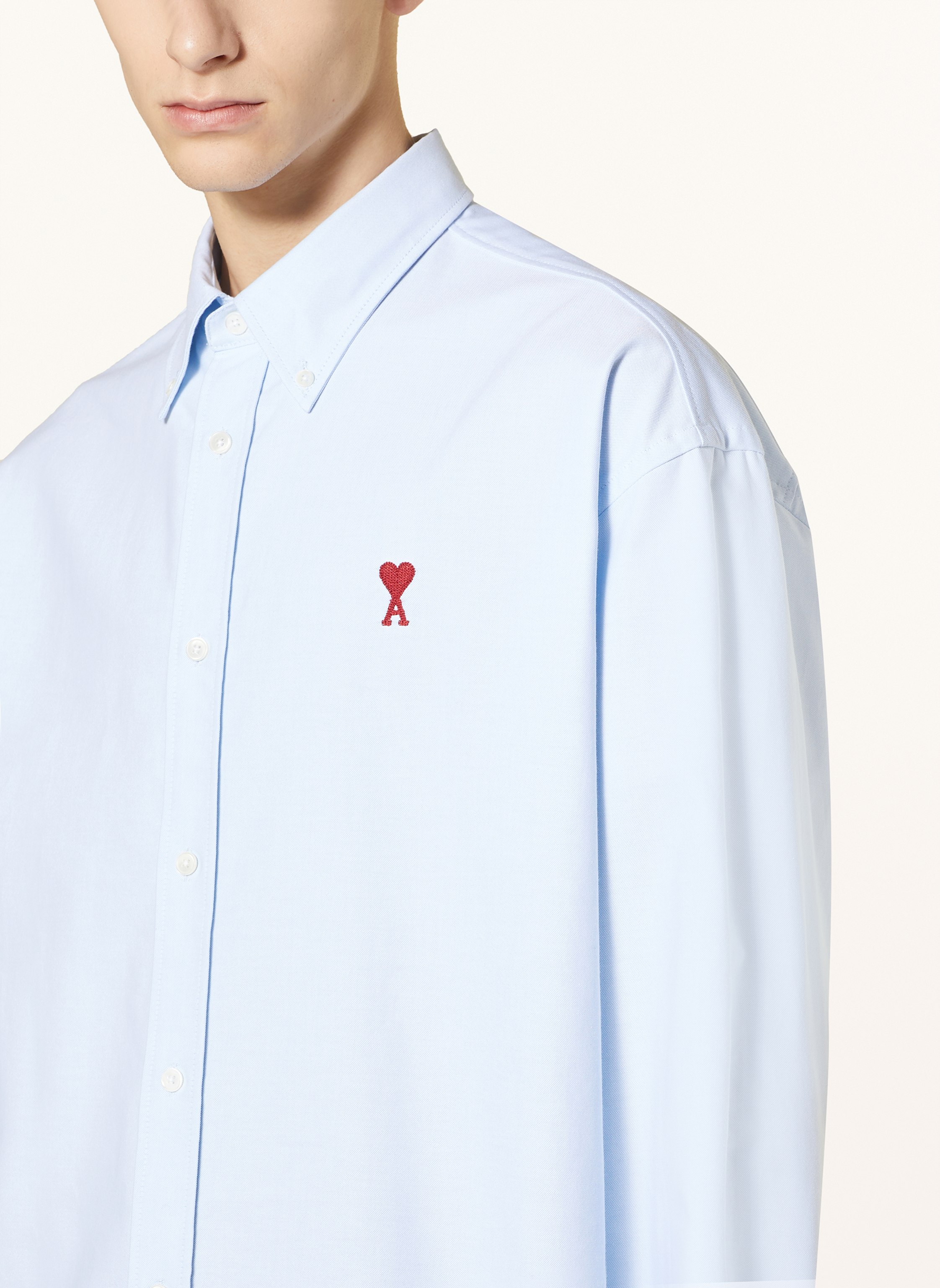 Thumbnail - Ami Paris Oxfordhemd Classic Fit blau