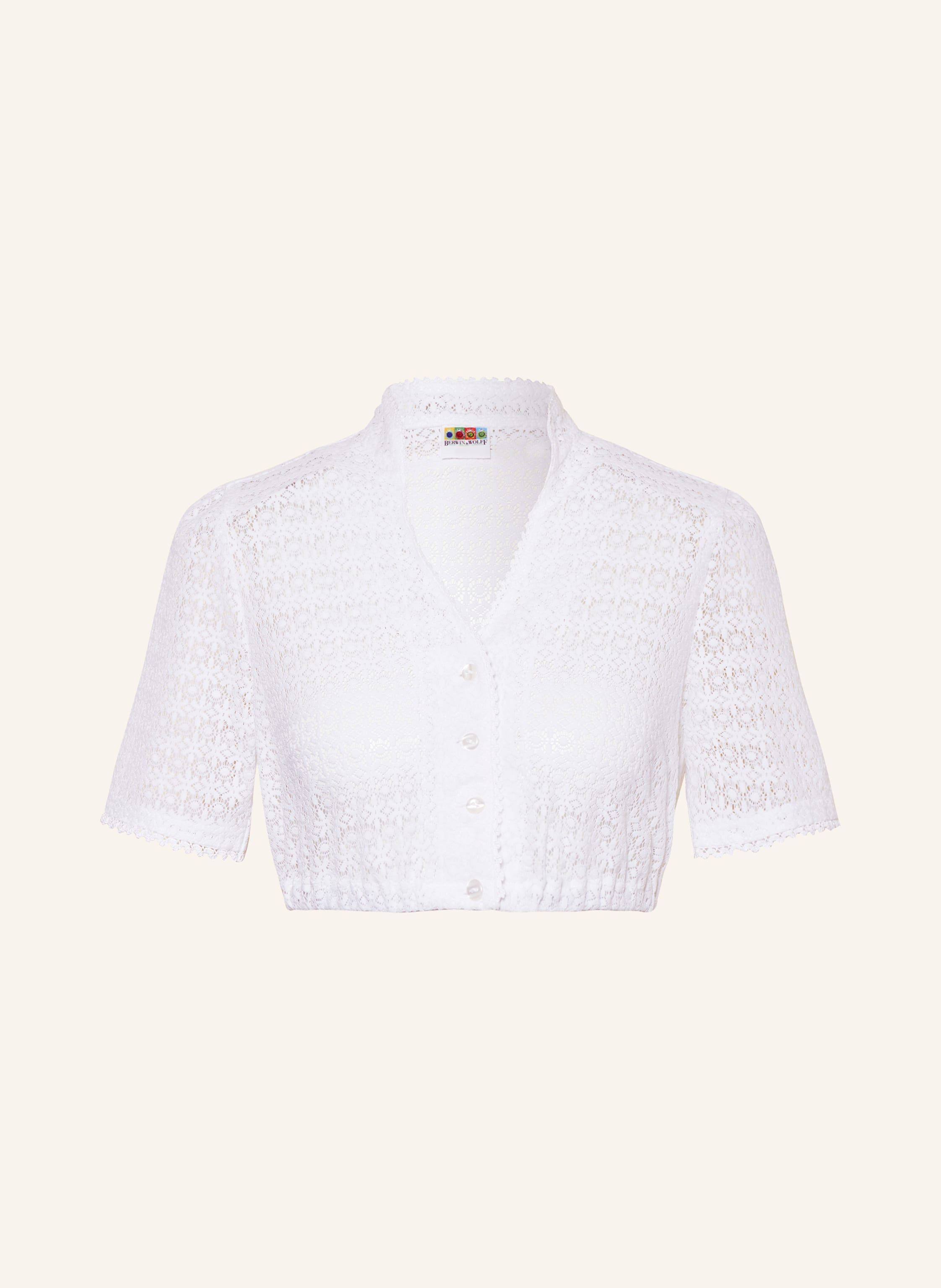 Berwin & Wolff Damen Dirndlbluse Mit Spitze - Elegante Trachtenbluse Für Festliche Anlässe