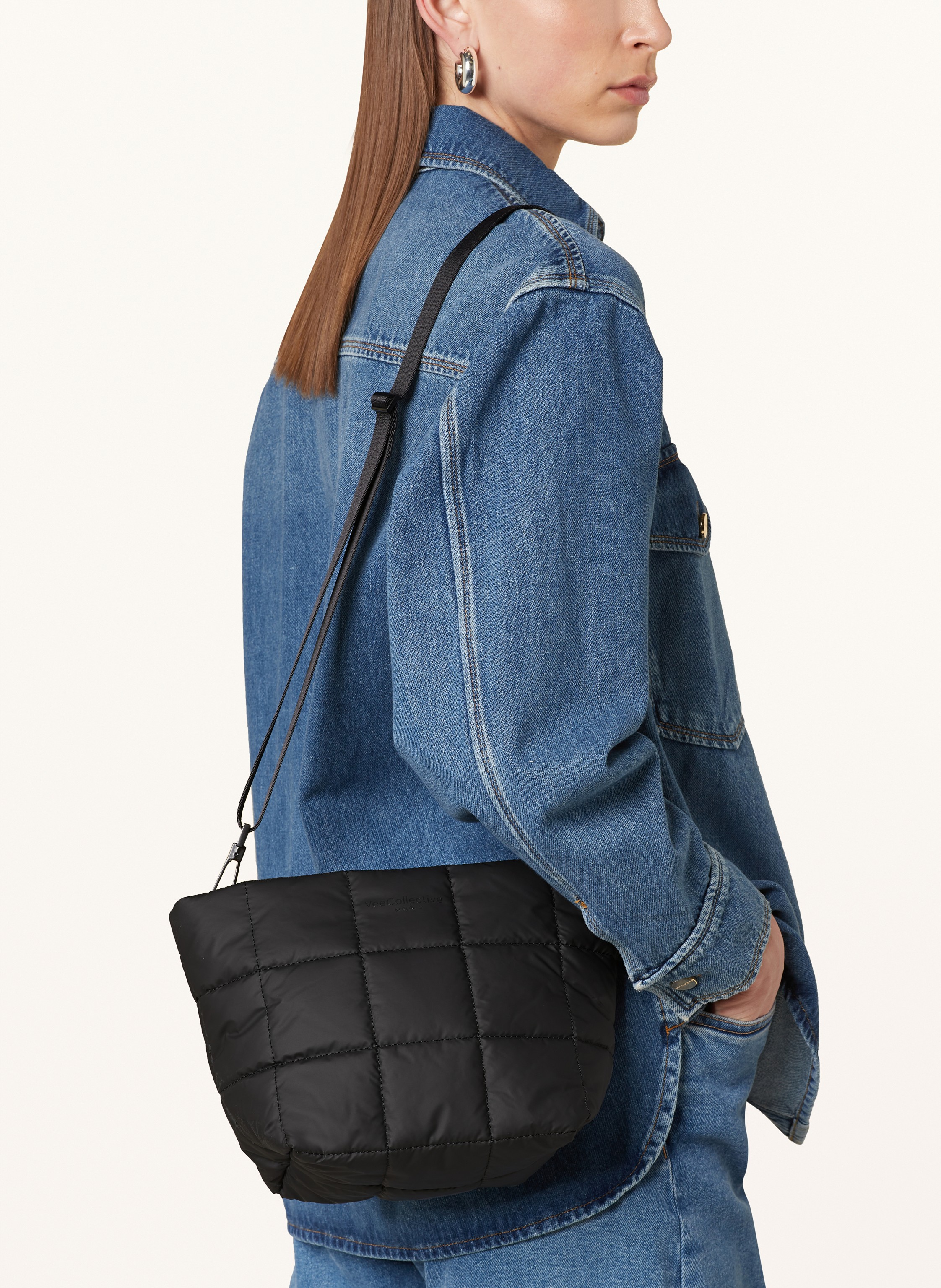 Thumbnail - Vee Collective Umhängetasche Porter schwarz