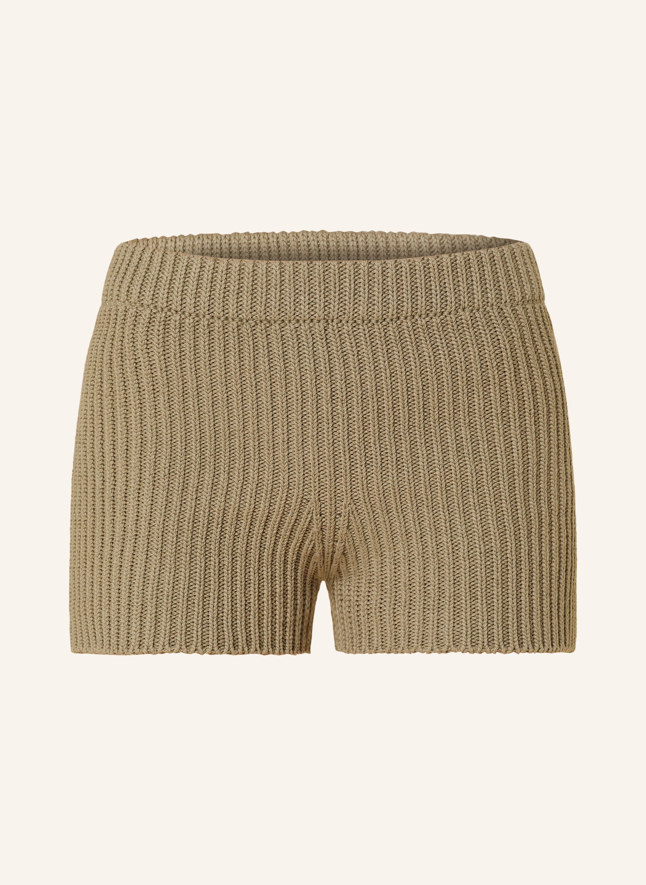 Sweater knit shorts top