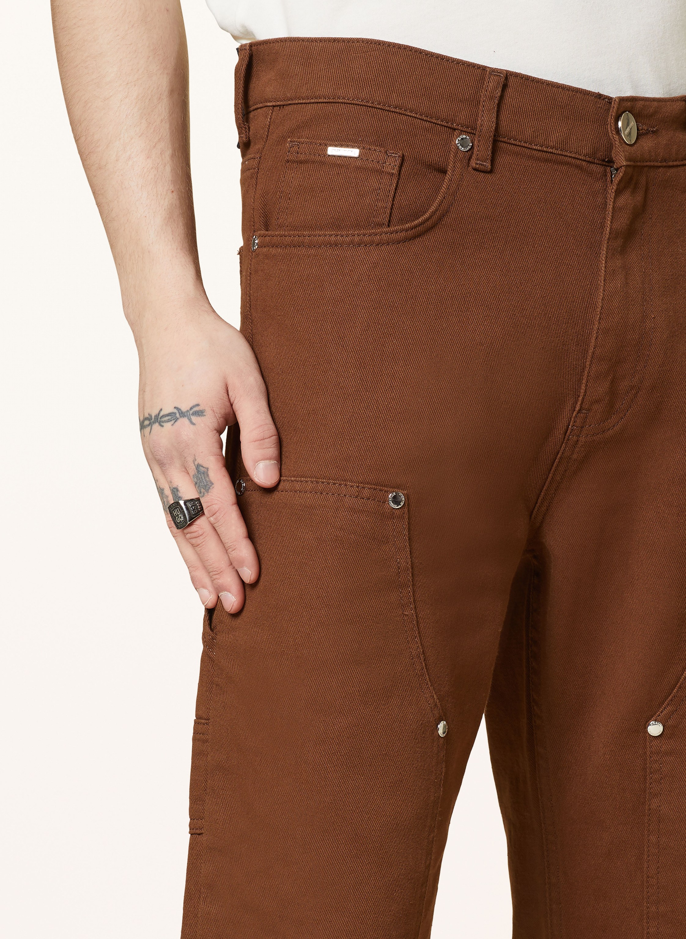 Thumbnail - Eightyfive Cargojeans Straight Fit braun