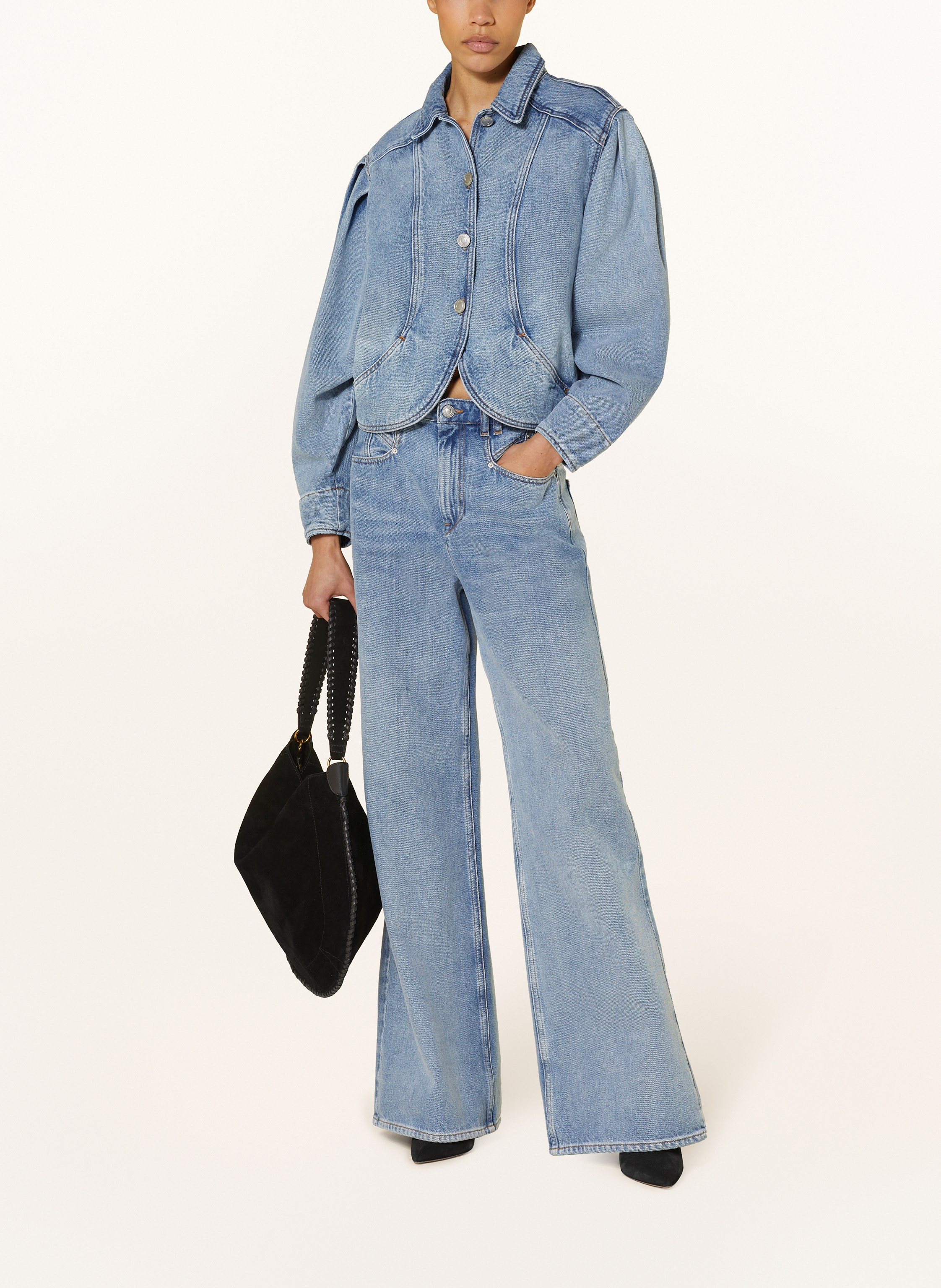 Thumbnail - Isabel Marant Beuteltasche Oskan schwarz