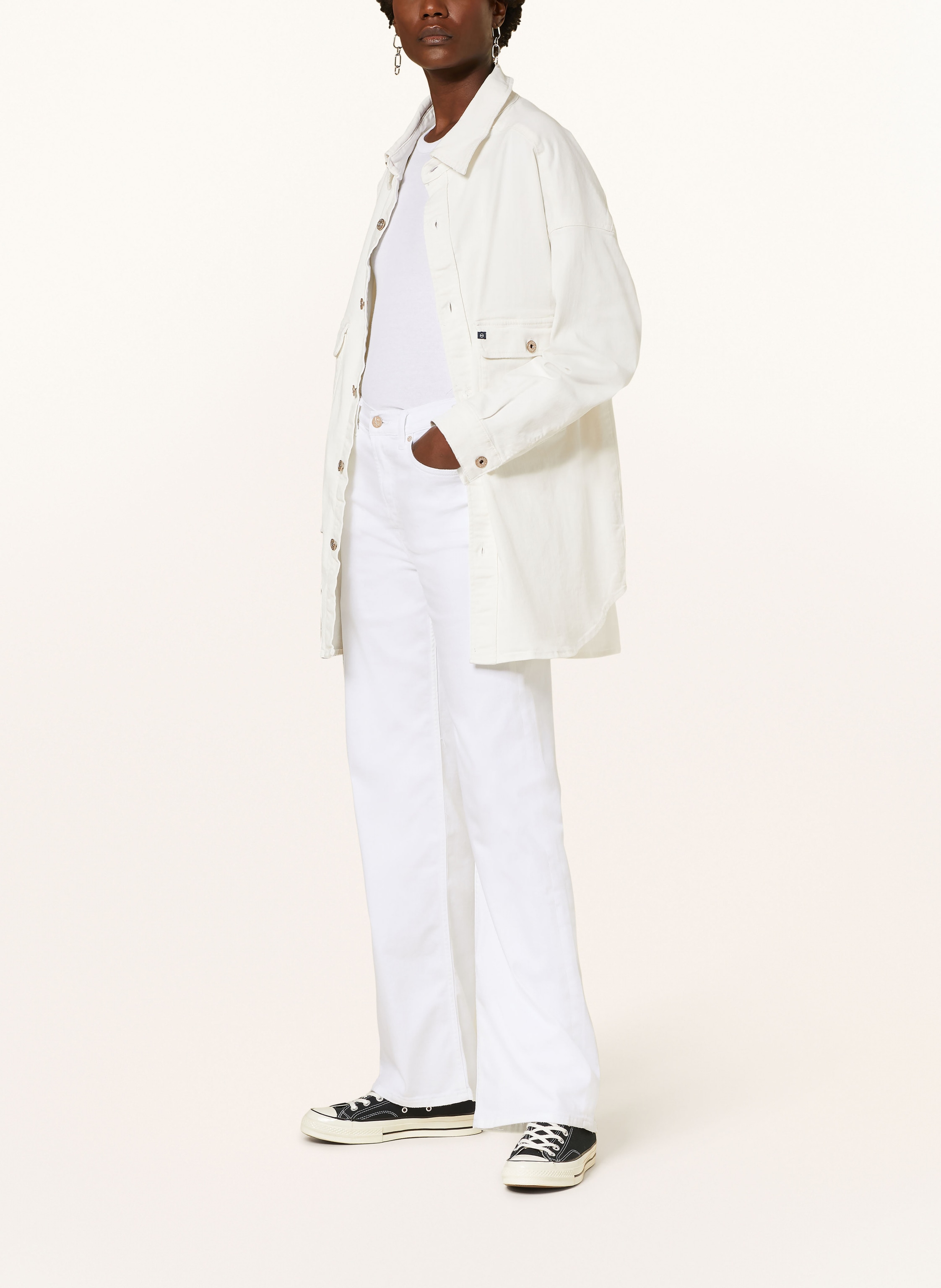 Thumbnail - Ag Jeans Wide Leg Jeans New Baggy weiss