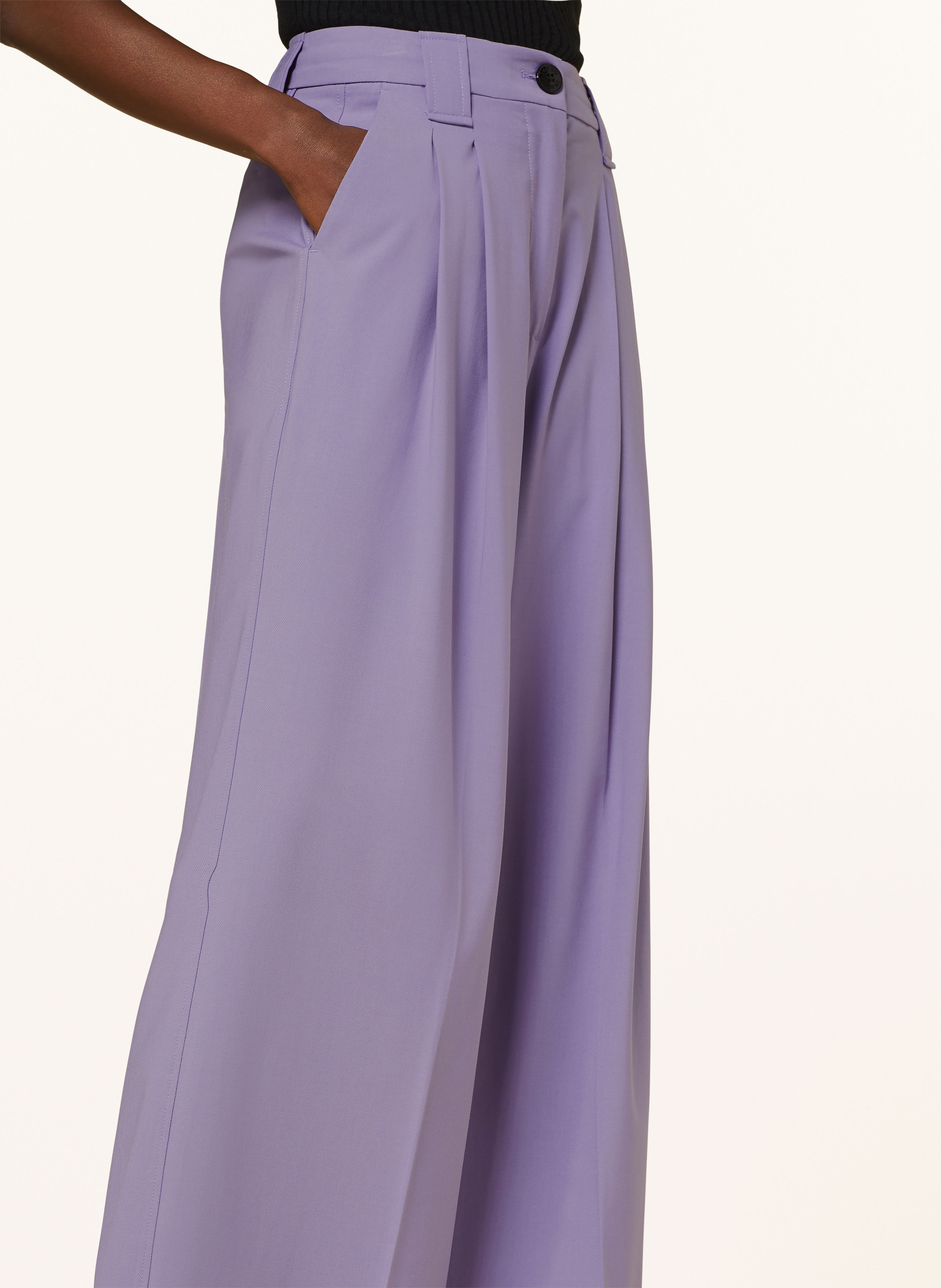 Ganni Marlenehose lila – Bild 2