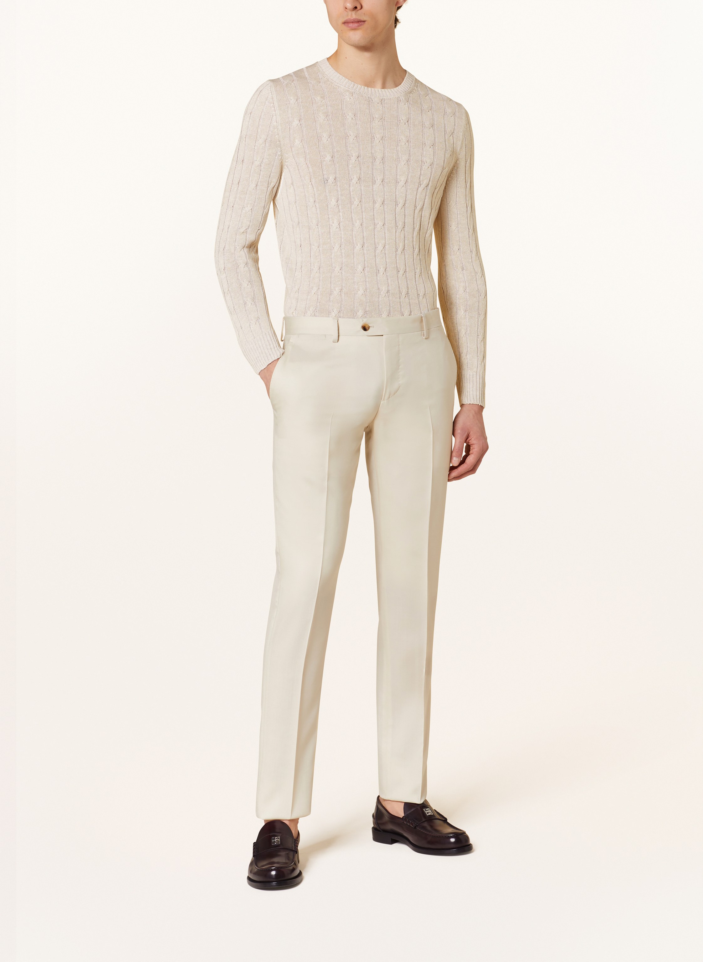 Thumbnail - Lardini Anzug Extra Slim Fit beige