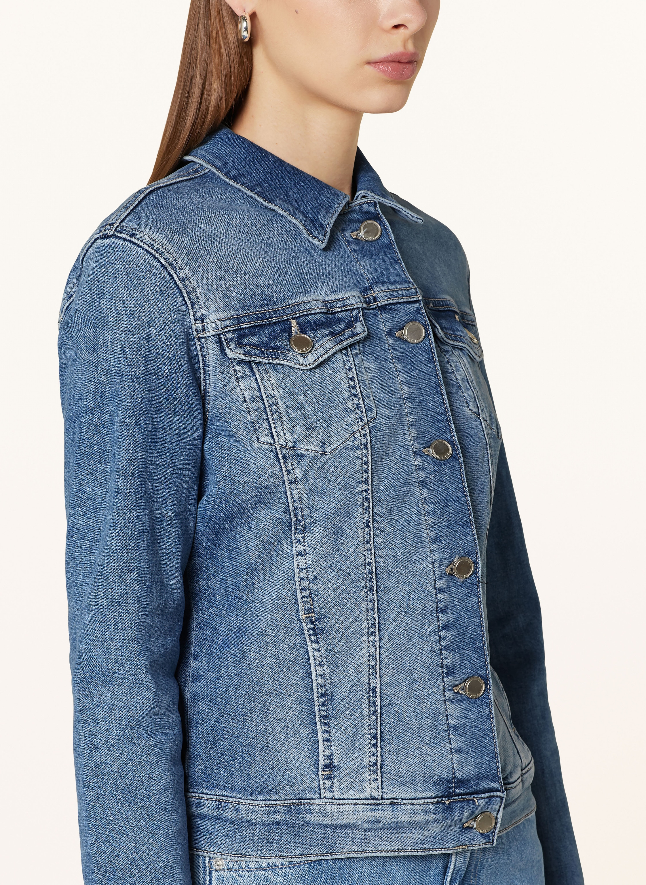 Thumbnail - Mavi Jeansjacke Daisy blau