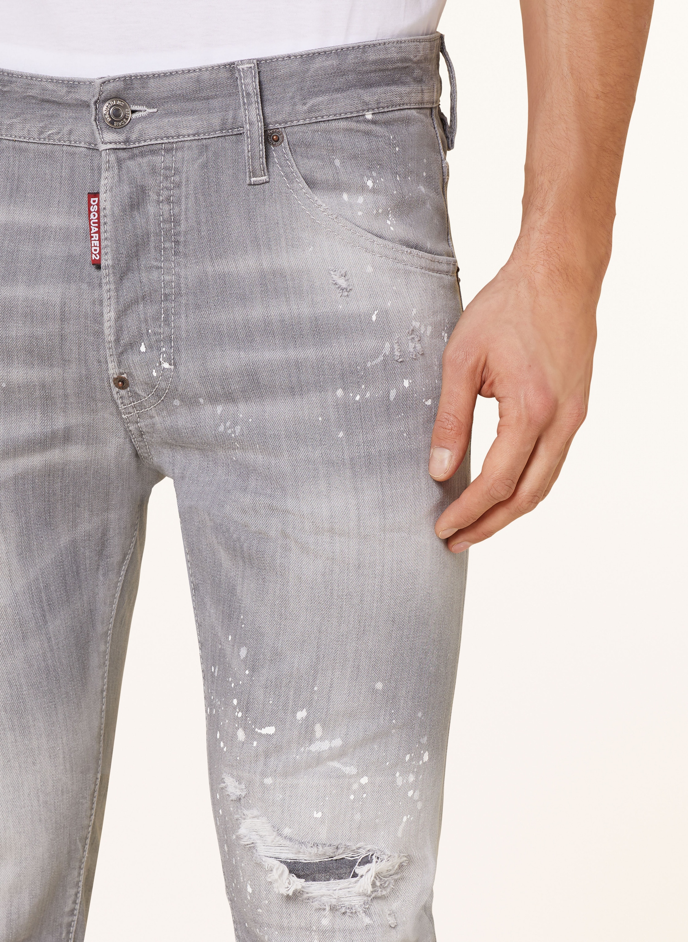 Thumbnail - dsquared2 Jeans Skater Extra Slim Fit grau