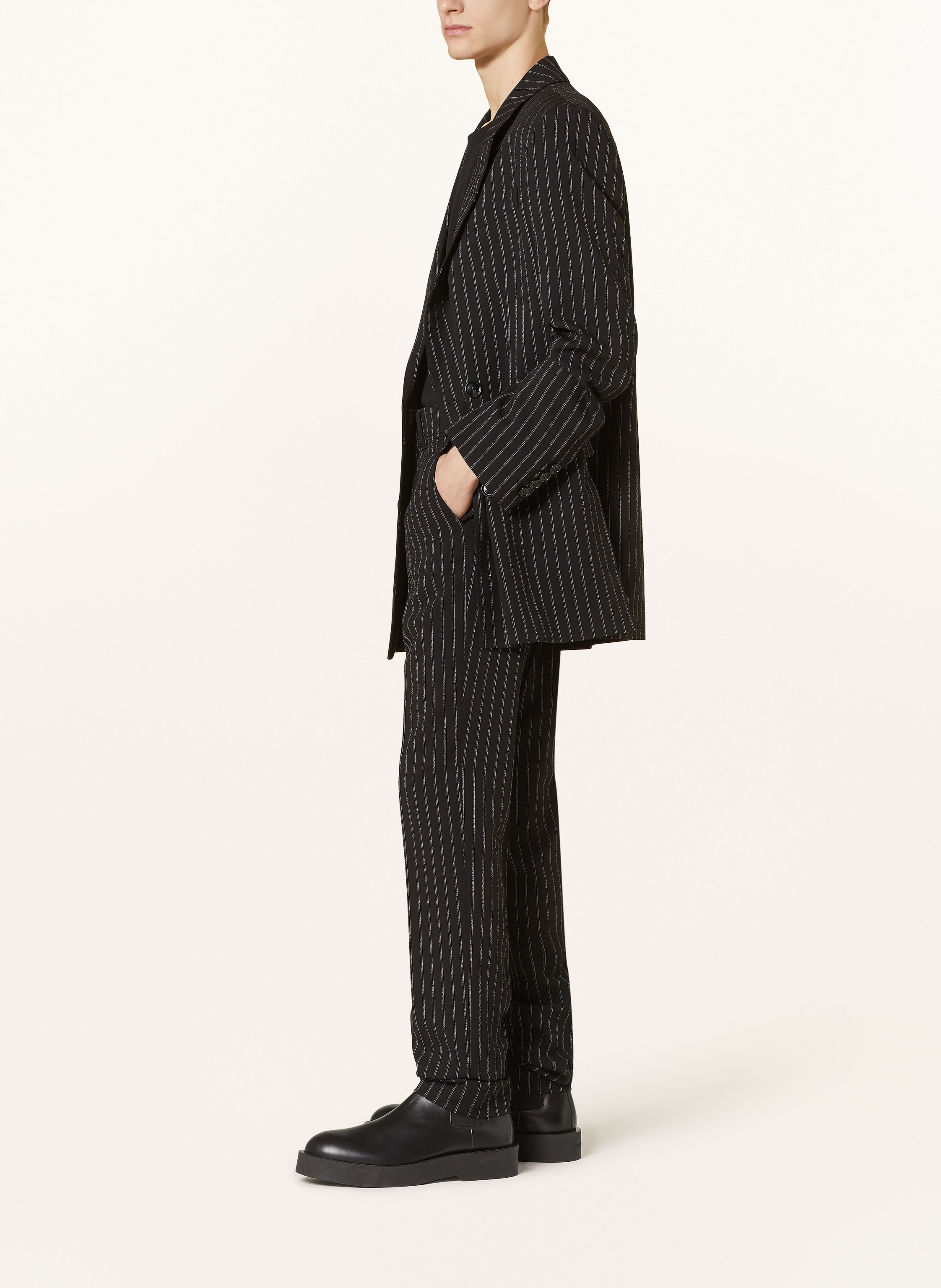 Thumbnail - Ami Paris Anzughose Extra Slim Fit schwarz