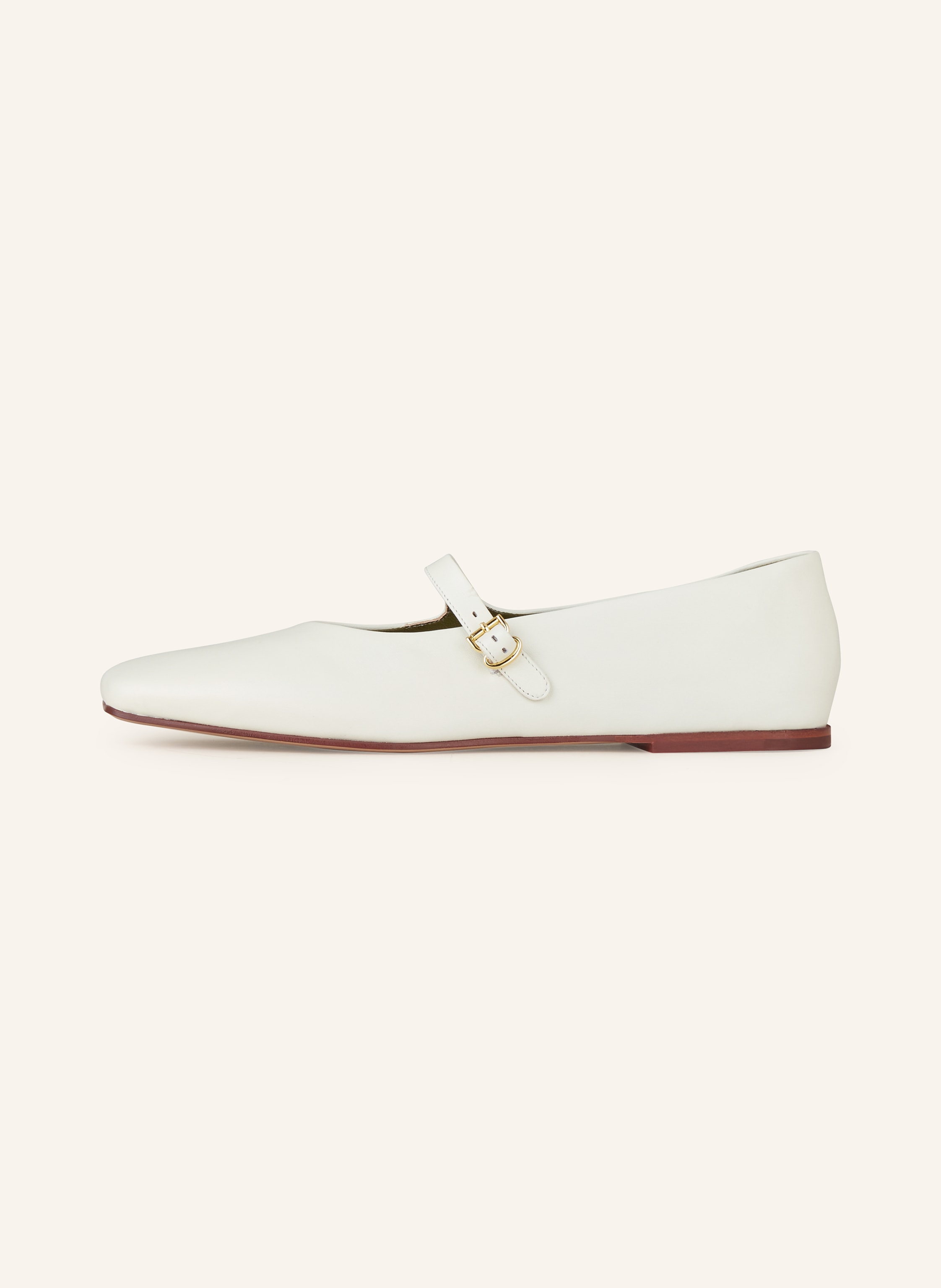 Thumbnail - Maria Luca Mary-Jane-Ballerinas Isotta weiss