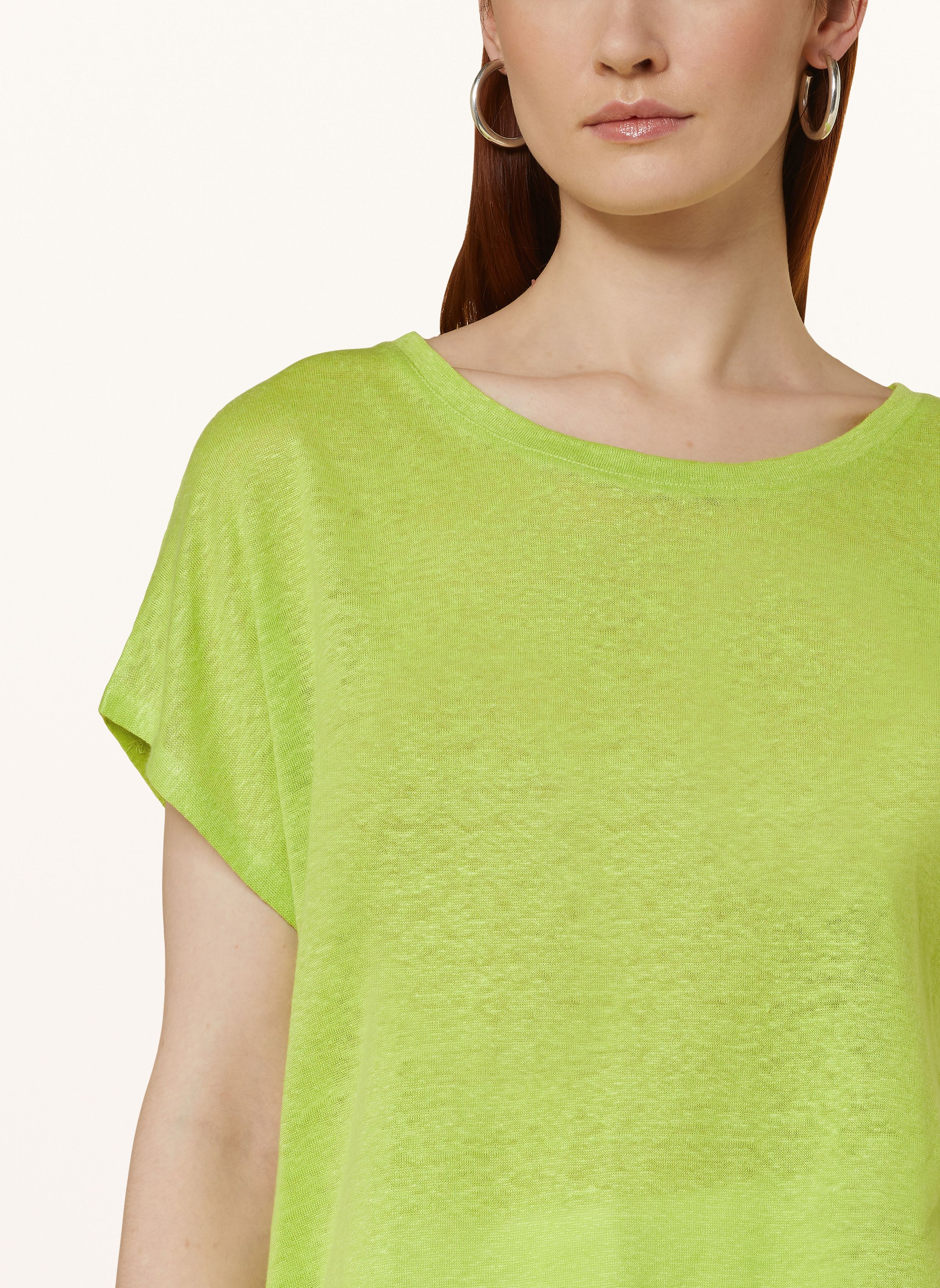 Thumbnail - Darling Harbour T-Shirt Aus Leinen gruen