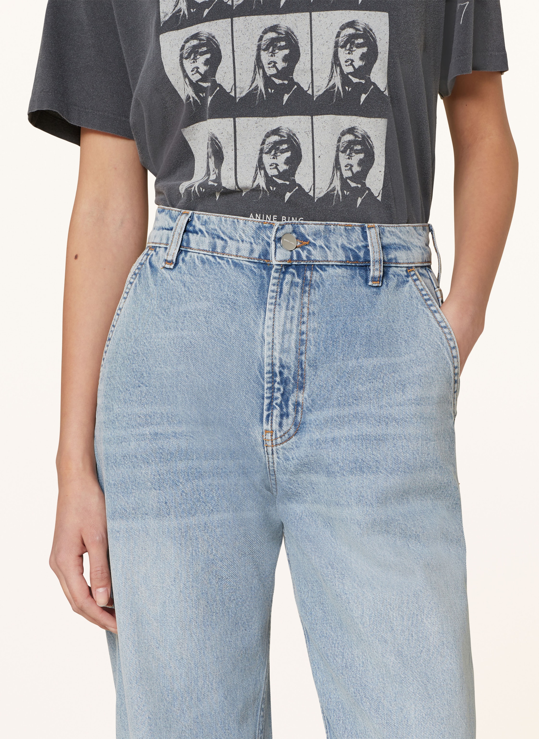 Thumbnail - Anine Bing Flared Jeans Briley blau