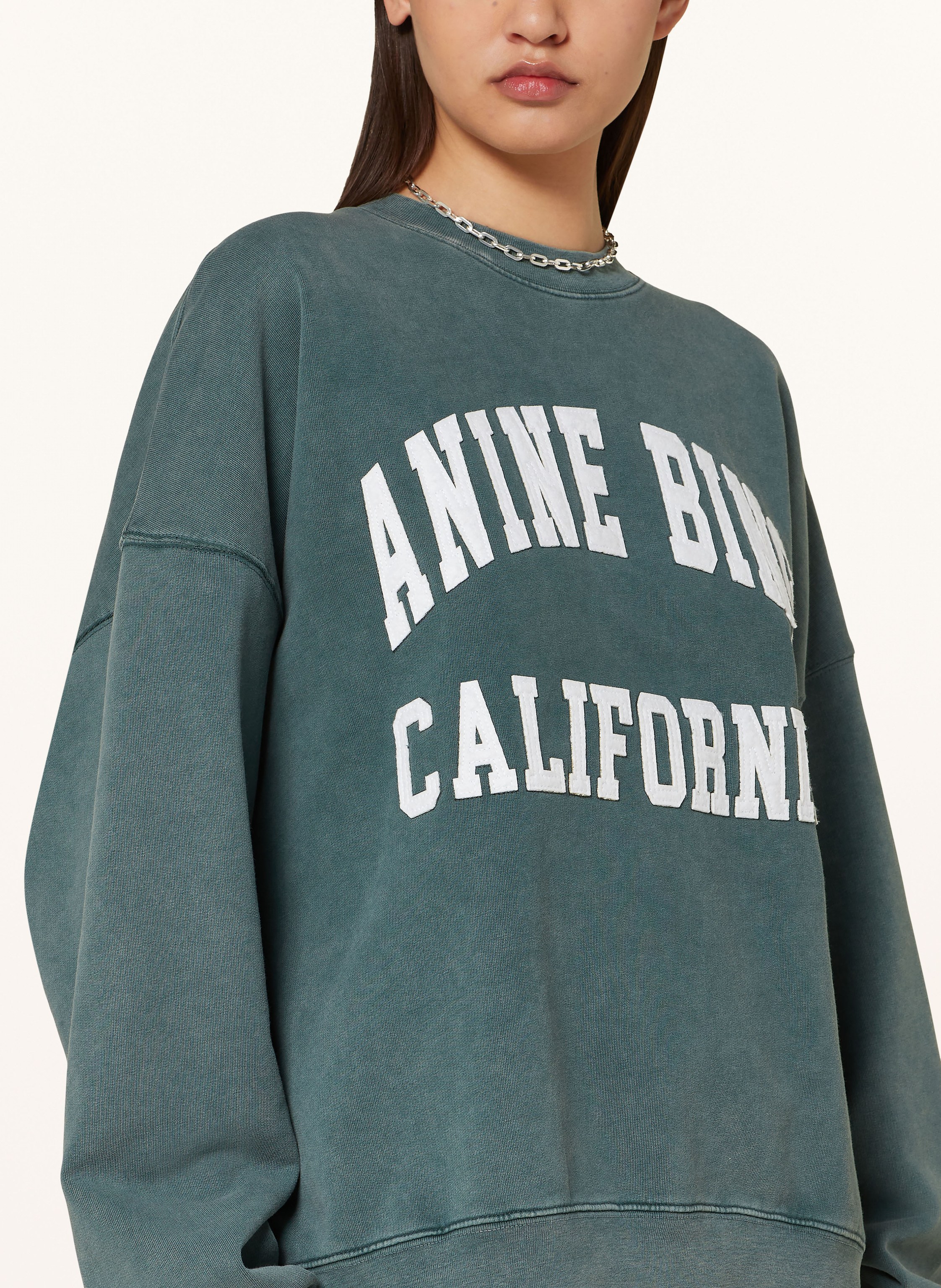 Thumbnail - Anine Bing Sweatshirt Miles gruen