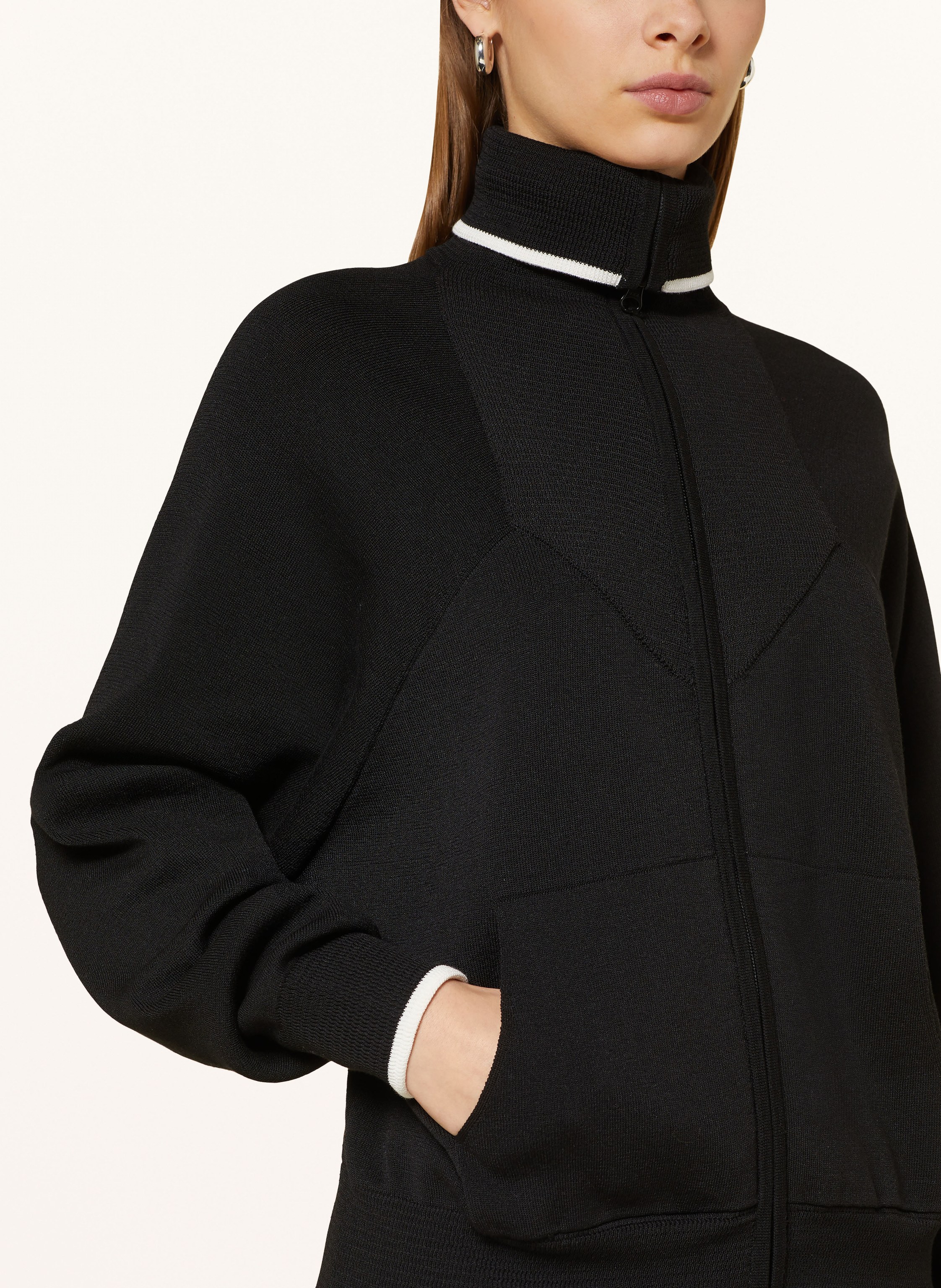 Thumbnail - Ba&Sh Strickjacke Dimo schwarz