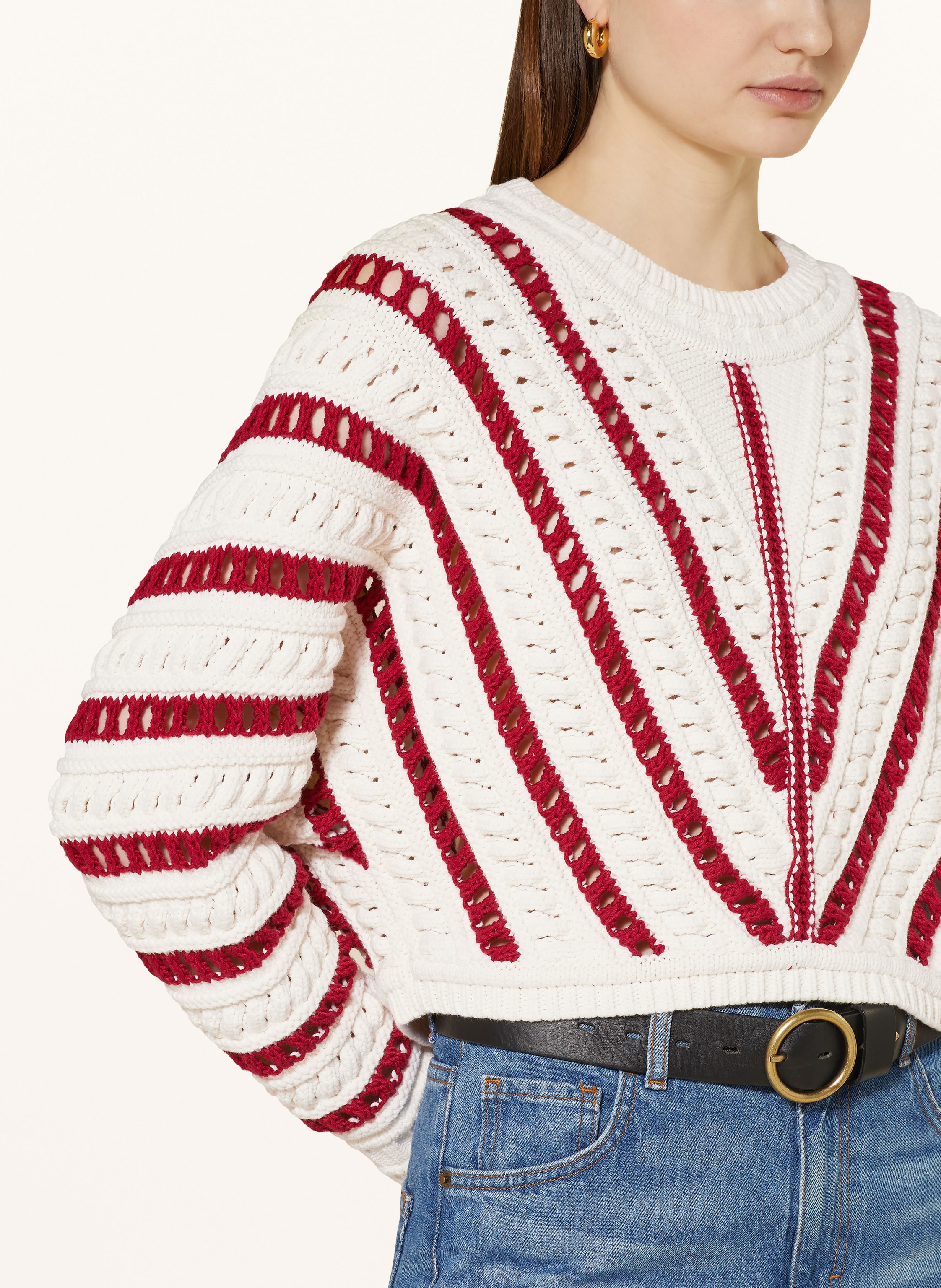 Thumbnail - Ba&Sh Pullover Gardy weiss
