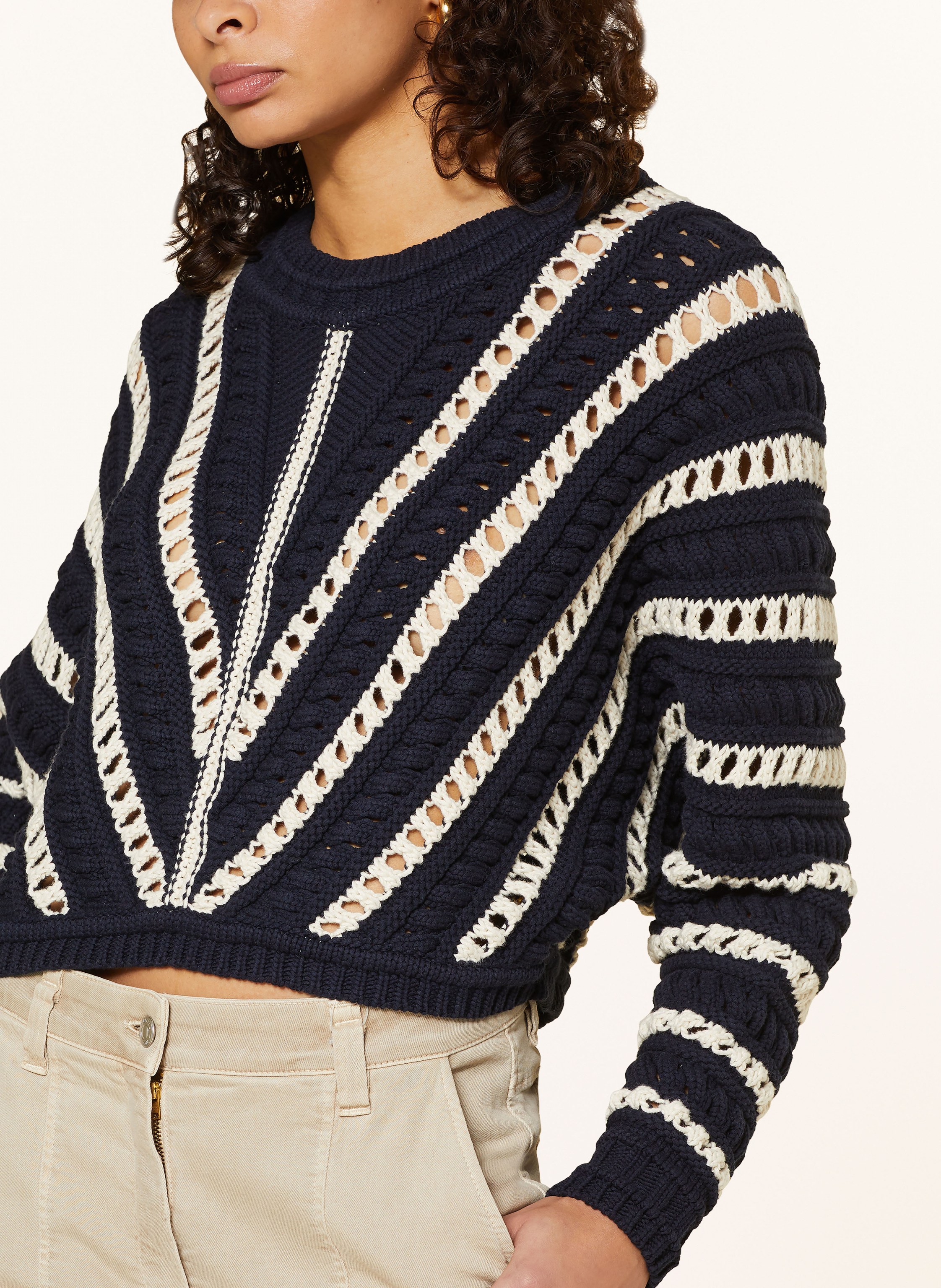 Thumbnail - Ba&Sh Pullover Gardy blau