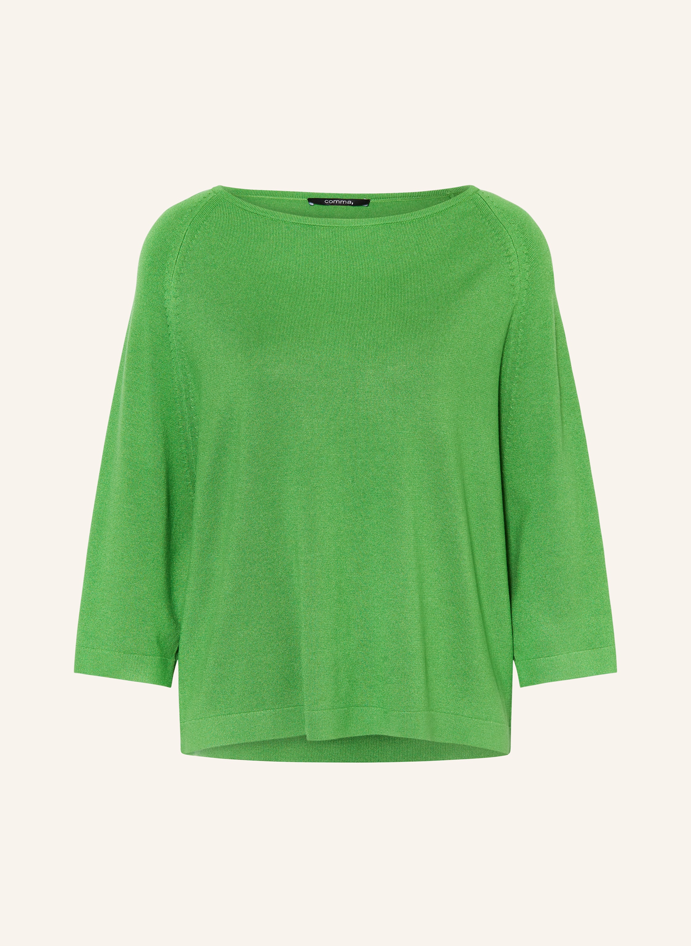 Strickpullover Beige Comma Damen Pullover Strickpulli Mit V